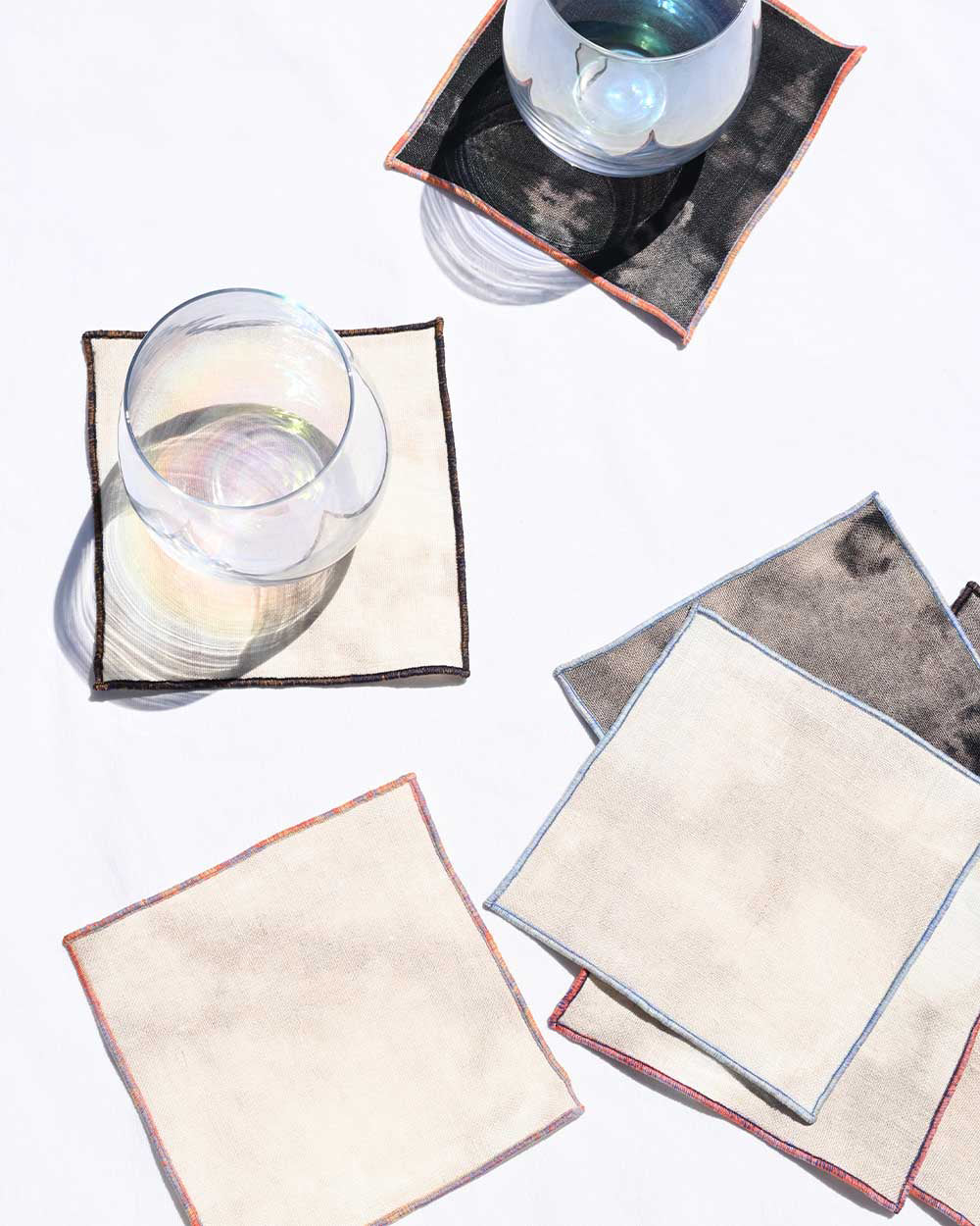 Atelier Saucier, Los Angeles-based custom cloth napkins, towels, table runners, cocktail sets and more! Custom monogramming.
