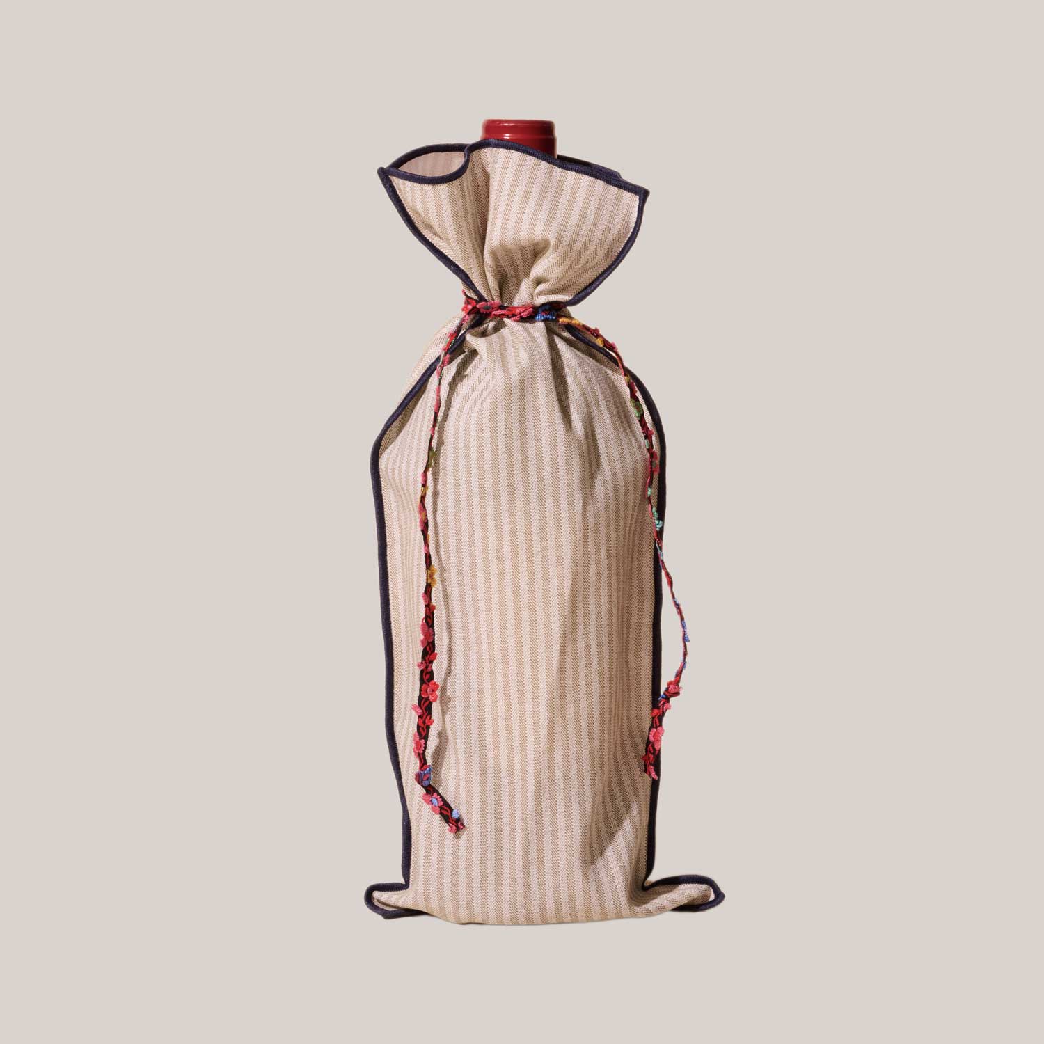 Sandbar Stripe Bottle Bag Bottle Bag ATELIER SAUCIER - Atelier Saucier