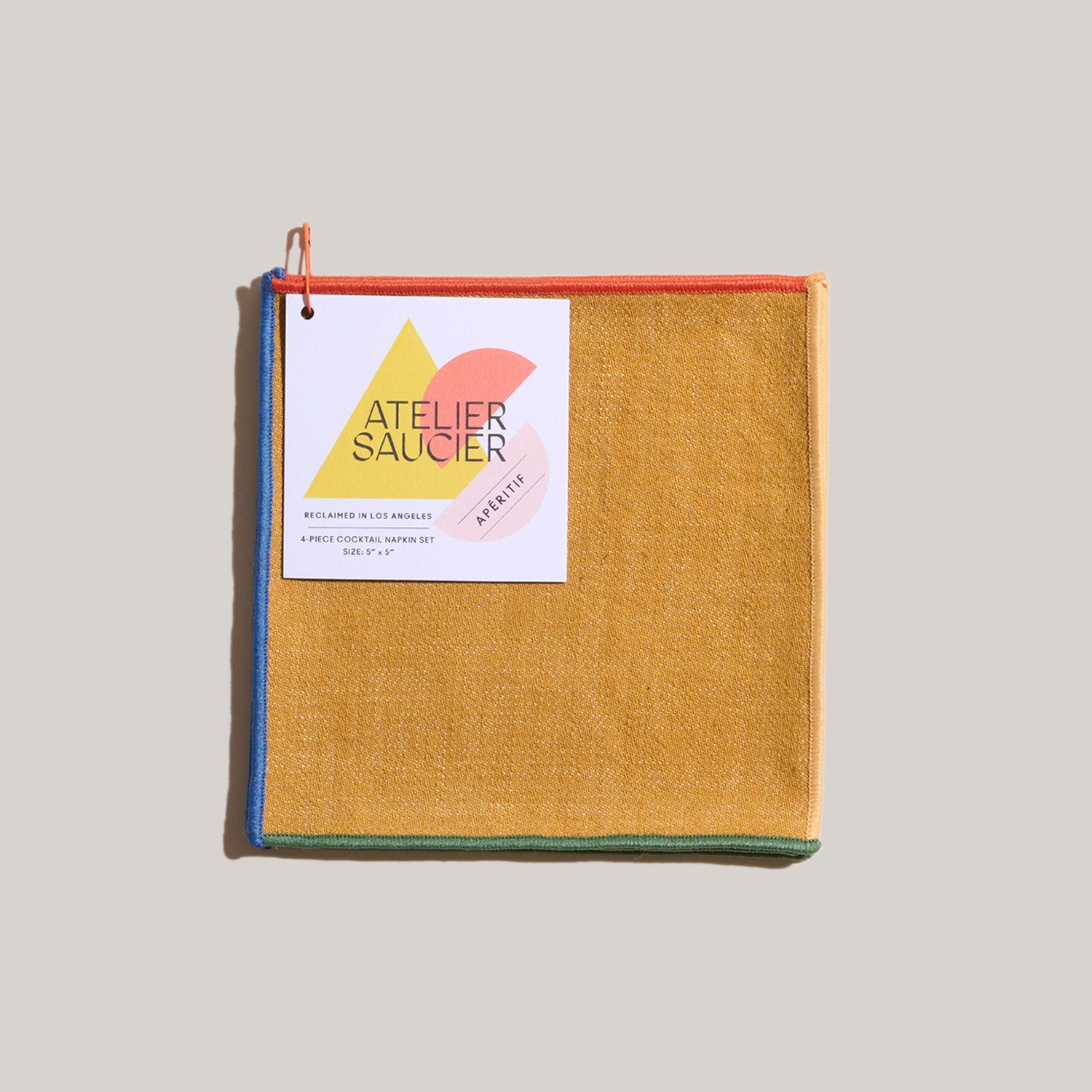 The Toucan Cocktail Napkins | Set of 4 COCKTAIL NAPKINS ATELIER SAUCIER - Atelier Saucier