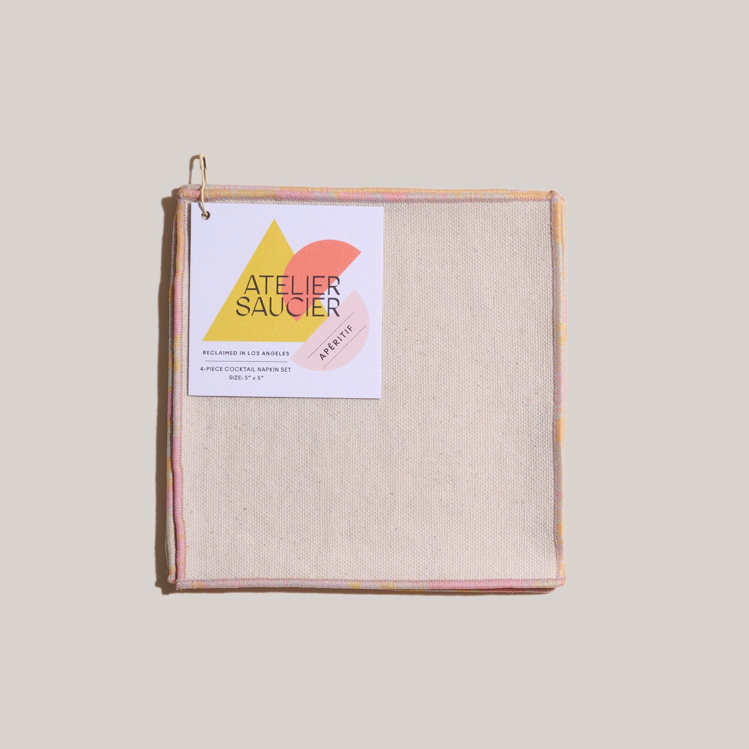 The Hummingbird Cocktail Napkins | Set of 4 COCKTAIL NAPKINS ATELIER SAUCIER - Atelier Saucier