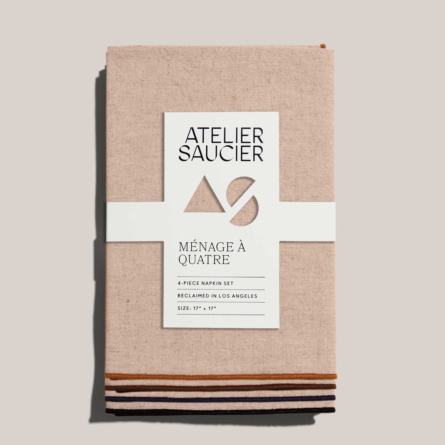 Dune Napkins | Set of 4 NAPKINS ATELIER SAUCIER - Atelier Saucier