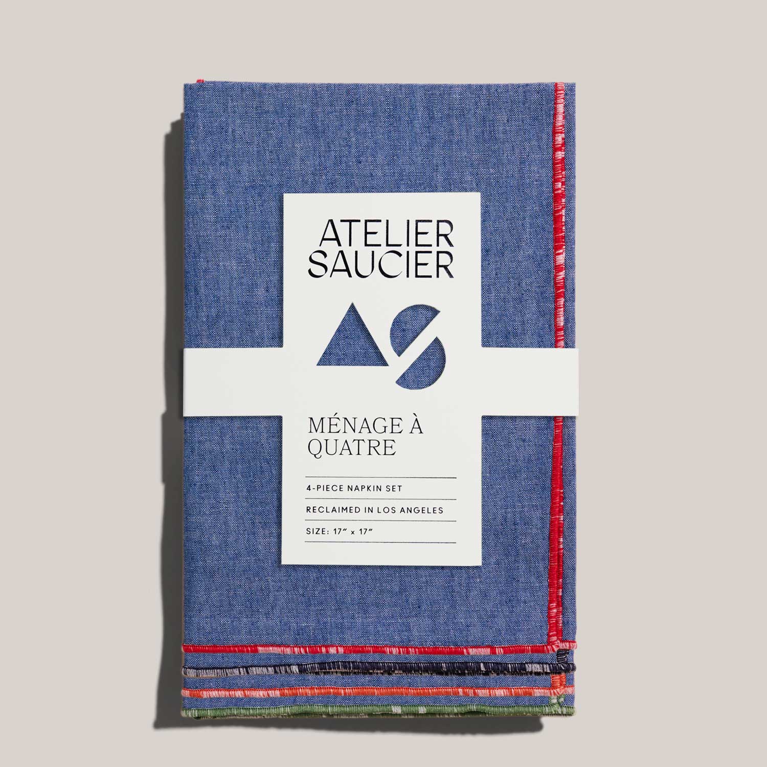 Beach Ball Napkins | Set of 4 NAPKINS ATELIER SAUCIER - Atelier Saucier