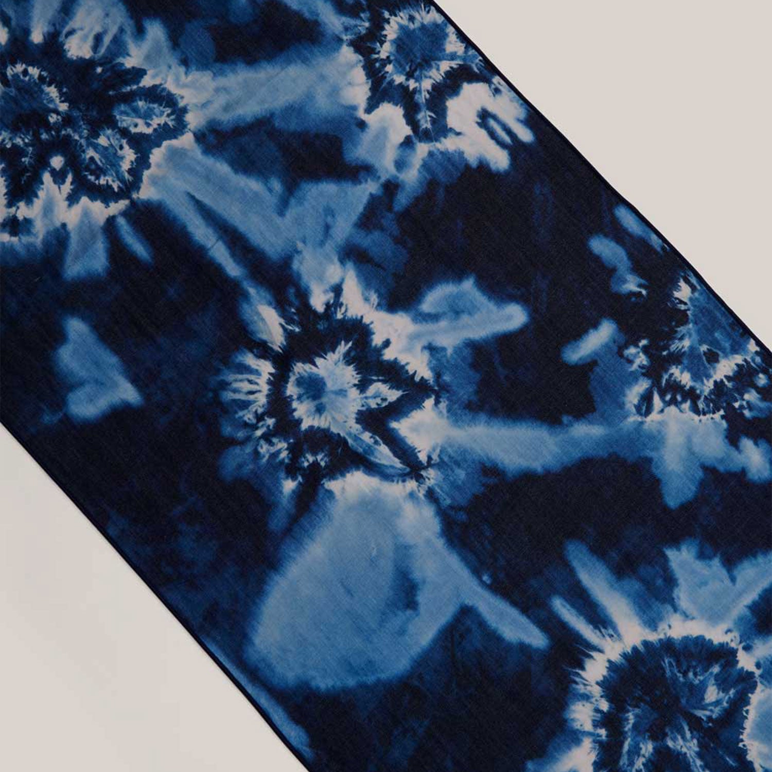 Tie-Dye Denim Table Runner TABLE RUNNERS ATELIER SAUCIER - Atelier Saucier