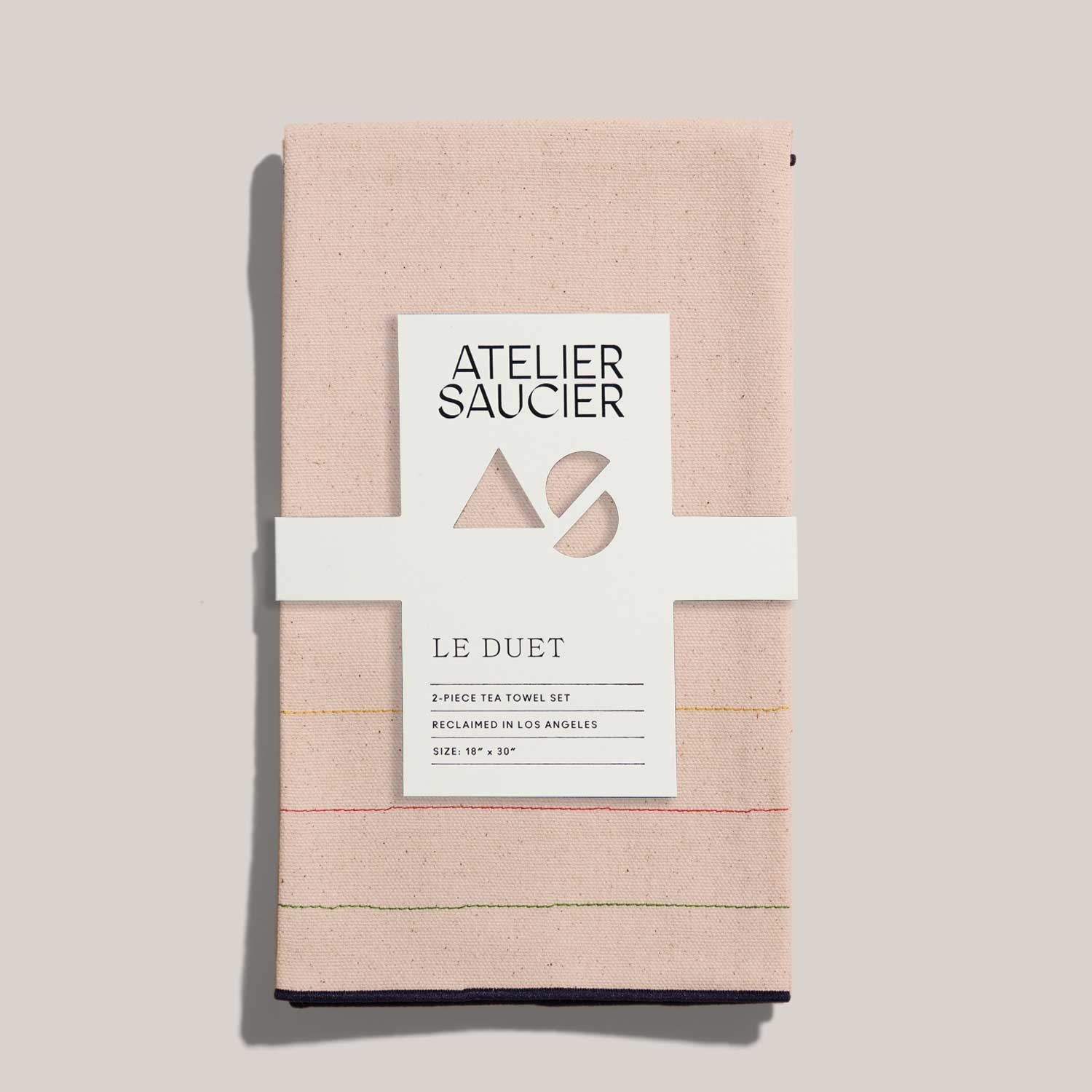 Beach Ball Tea Towels | Set of 2 TEA TOWELS ATELIER SAUCIER - Atelier Saucier