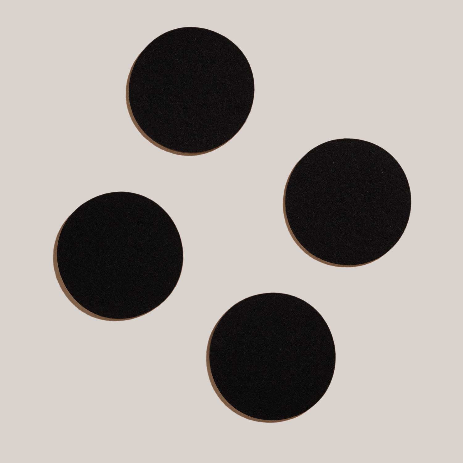 Midnight Felt Coaster | Set of 4 COCKTAIL NAPKINS ATELIER SAUCIER - Atelier Saucier