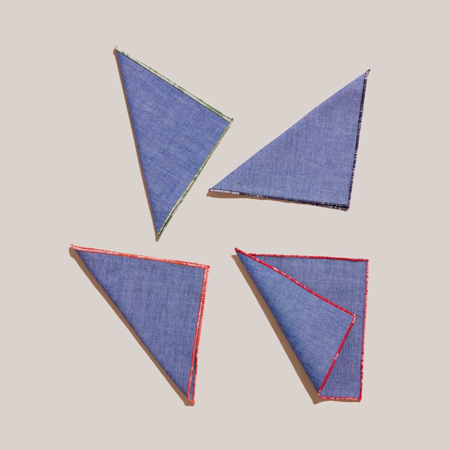 Beach Ball Appetizer Napkins | Set of 4 APPETIZER NAPKINS ATELIER SAUCIER - Atelier Saucier
