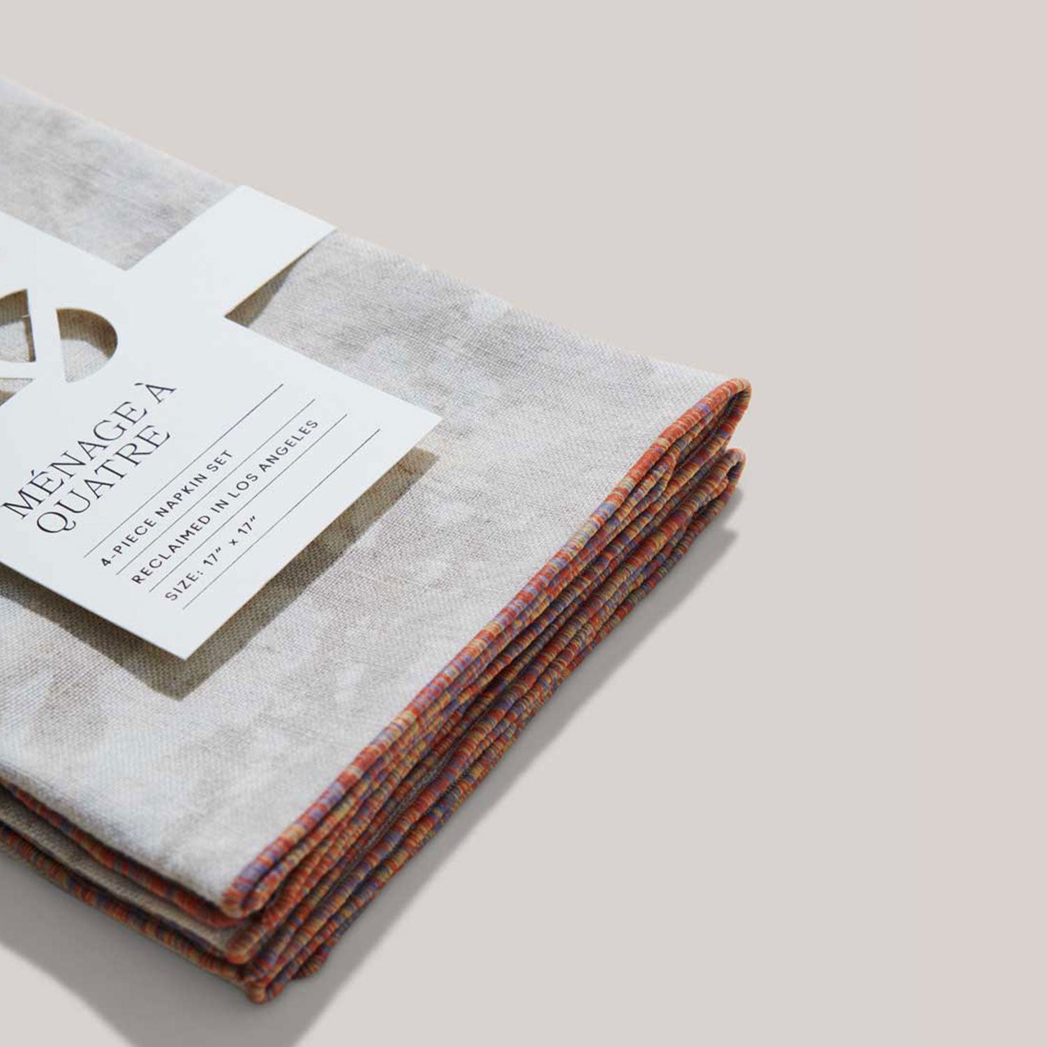 Sunrise Linen Napkins | Set of 4 NAPKINS ATELIER SAUCIER - Atelier Saucier