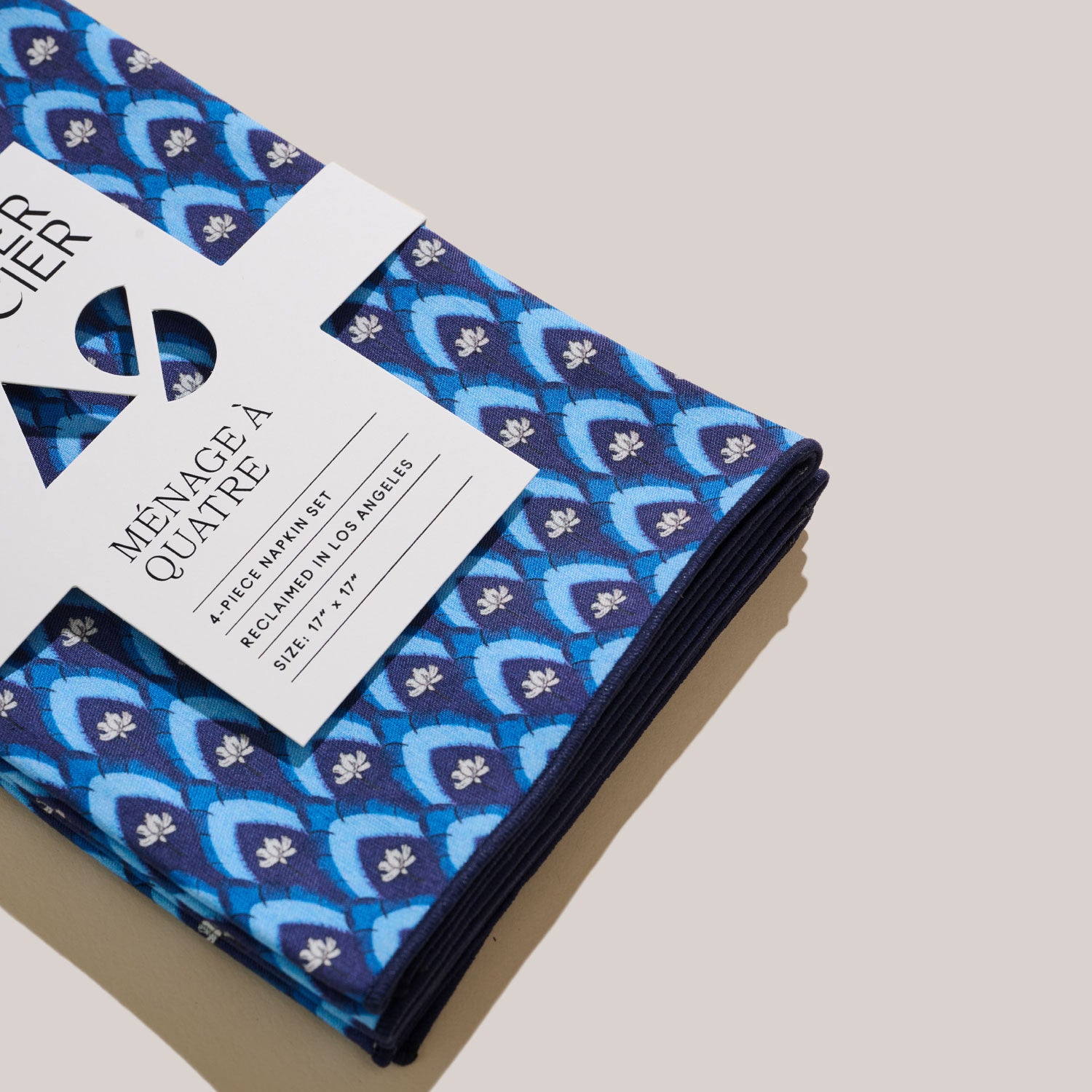 Fleur de Bleu Napkins | Set of 4 NAPKINS ATELIER SAUCIER - Atelier Saucier
