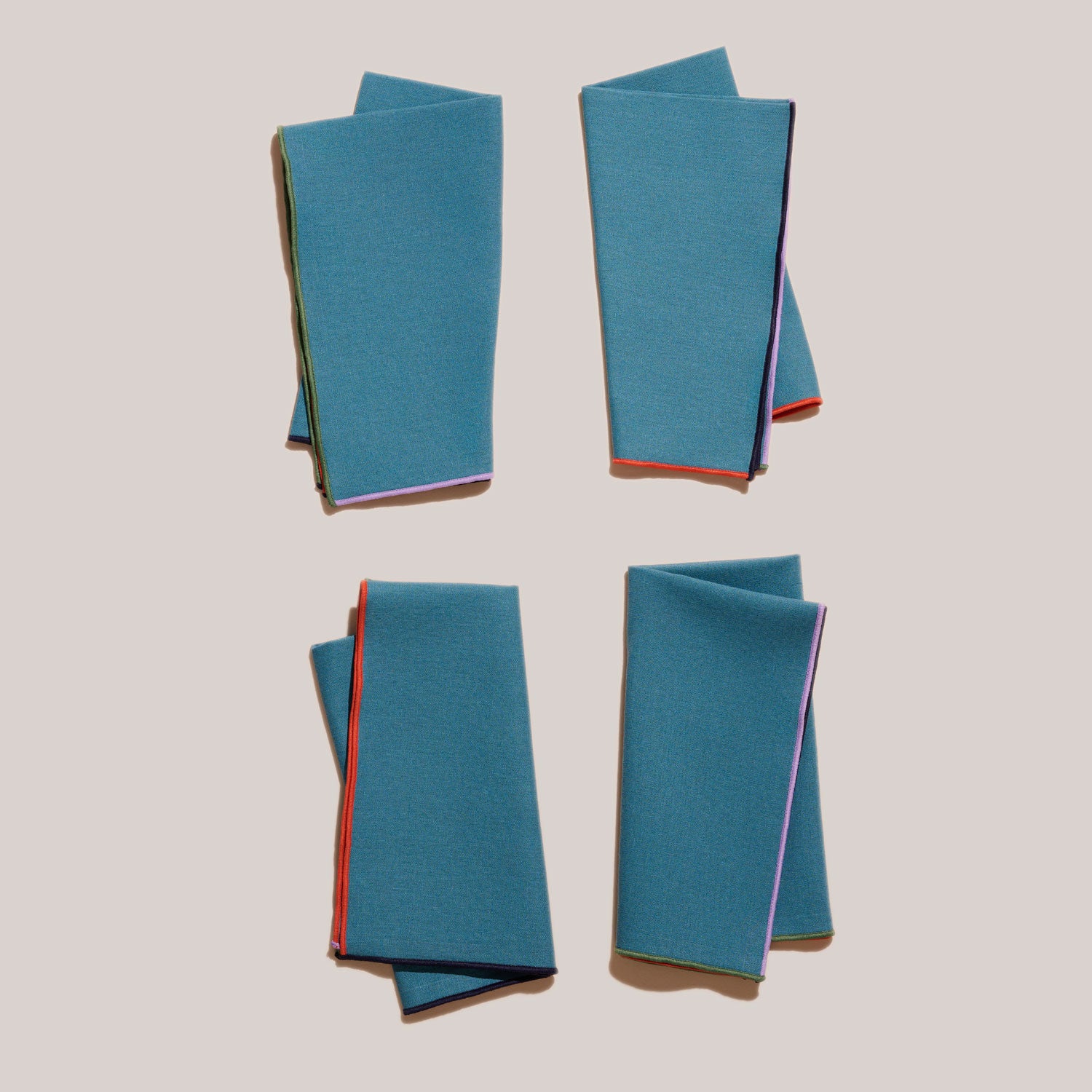 Mermaid Napkins | Set of 4 NAPKINS ATELIER SAUCIER - Atelier Saucier