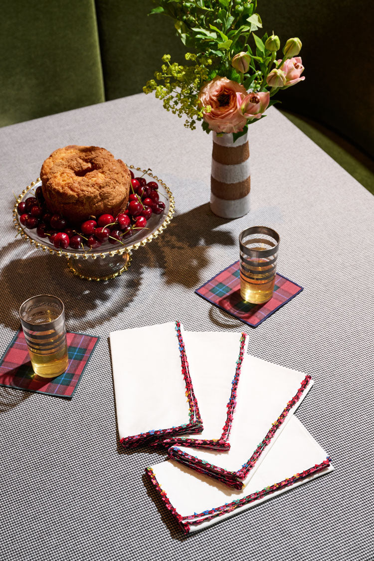 Fleur de Blanc Napkins | Set of 4 NAPKINS ATELIER SAUCIER - Atelier Saucier
