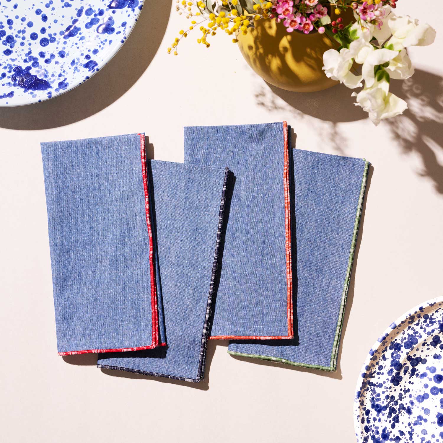 Beach Ball Napkins | Set of 4 NAPKINS ATELIER SAUCIER - Atelier Saucier