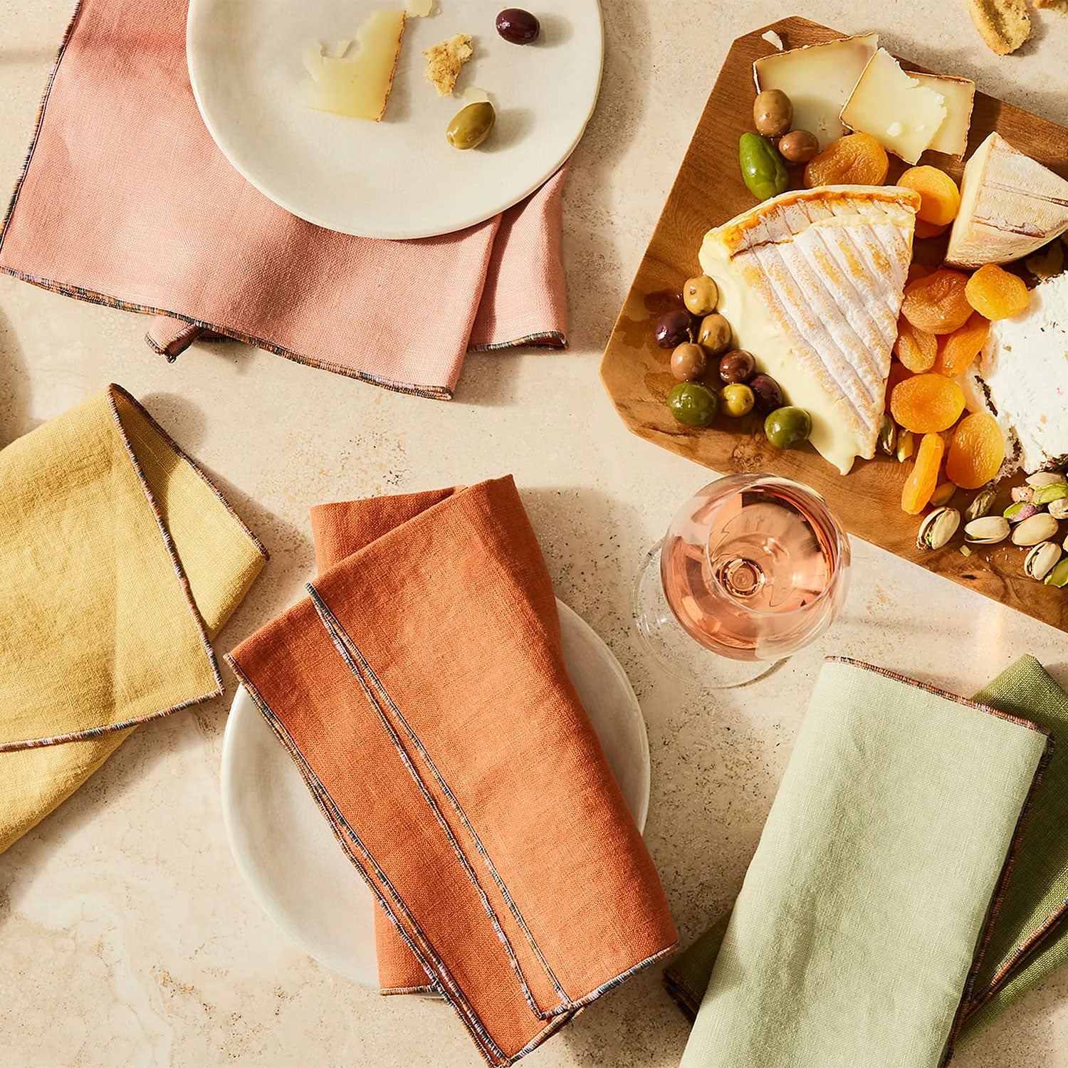 Mix-and-Match Chroma Napkins | Set of 6 NAPKINS ATELIER SAUCIER - Atelier Saucier