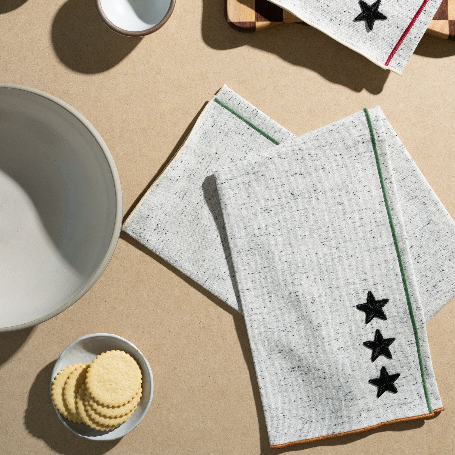 Varsity Tea Towels | Set of 2 TEA TOWELS ATELIER SAUCIER - Atelier Saucier