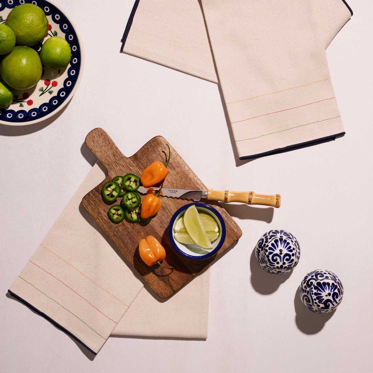 Beach Ball Tea Towels | Set of 2 TEA TOWELS ATELIER SAUCIER - Atelier Saucier