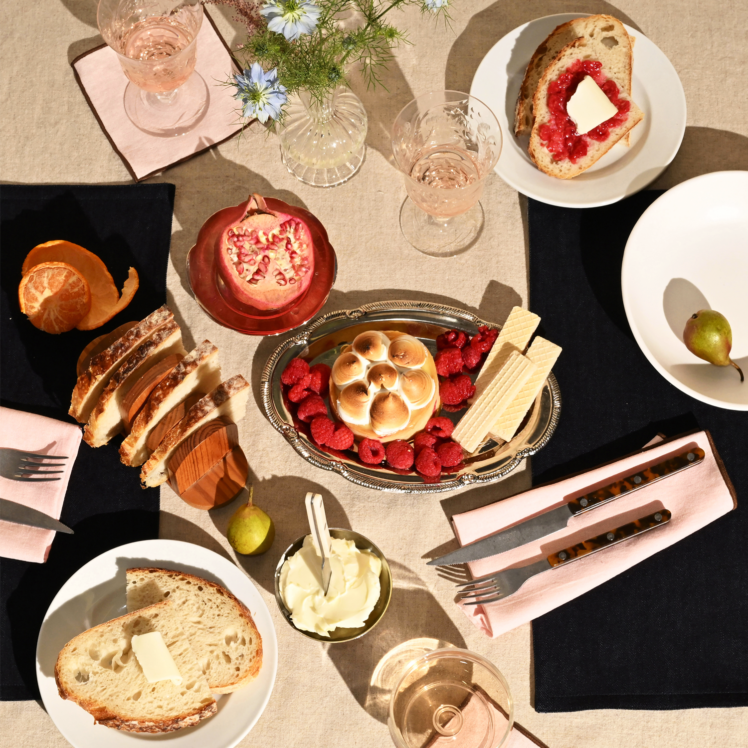 Dark Denim Placemat PLACEMATS ATELIER SAUCIER - Atelier Saucier