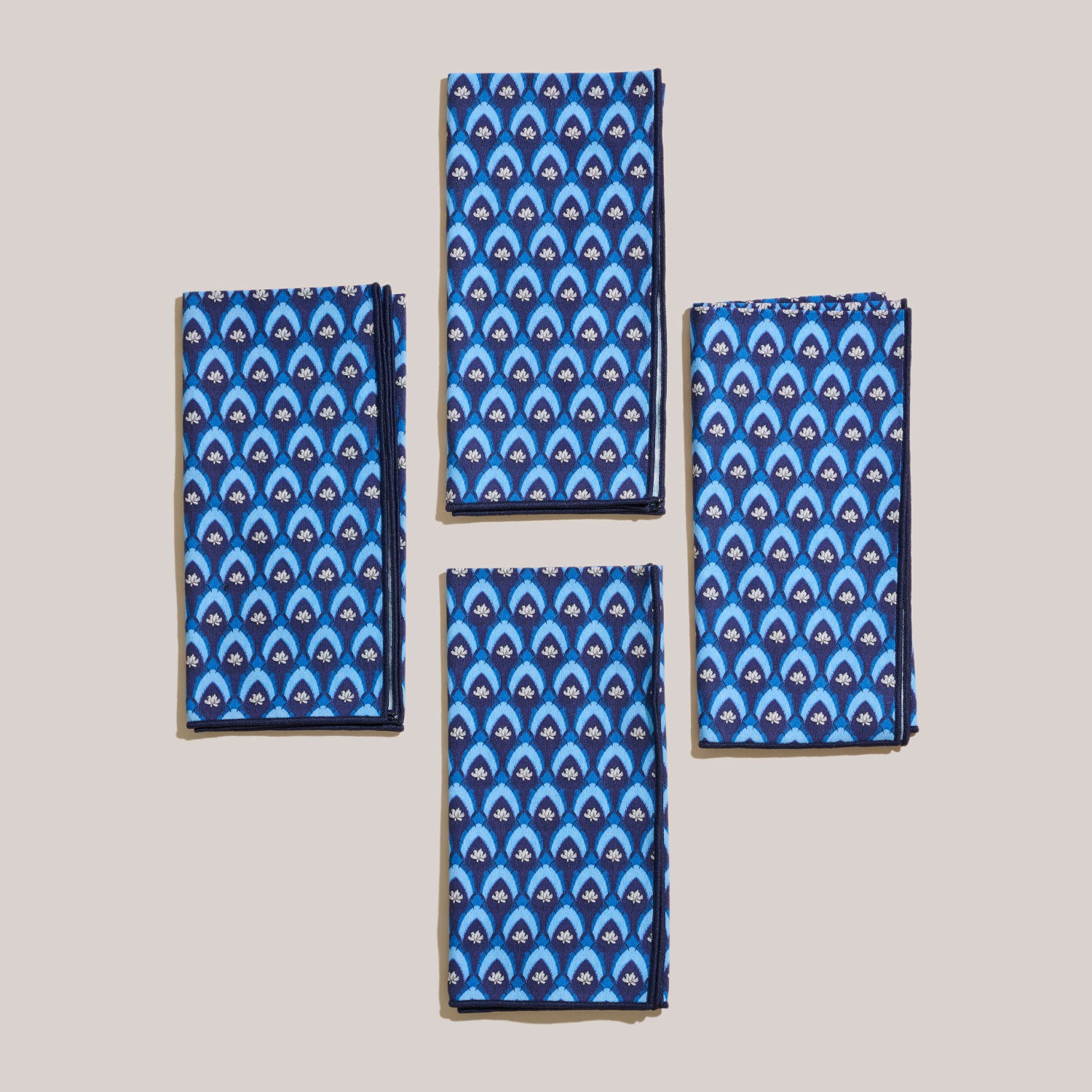 Fleur de Bleu Napkins | Set of 4 NAPKINS ATELIER SAUCIER - Atelier Saucier