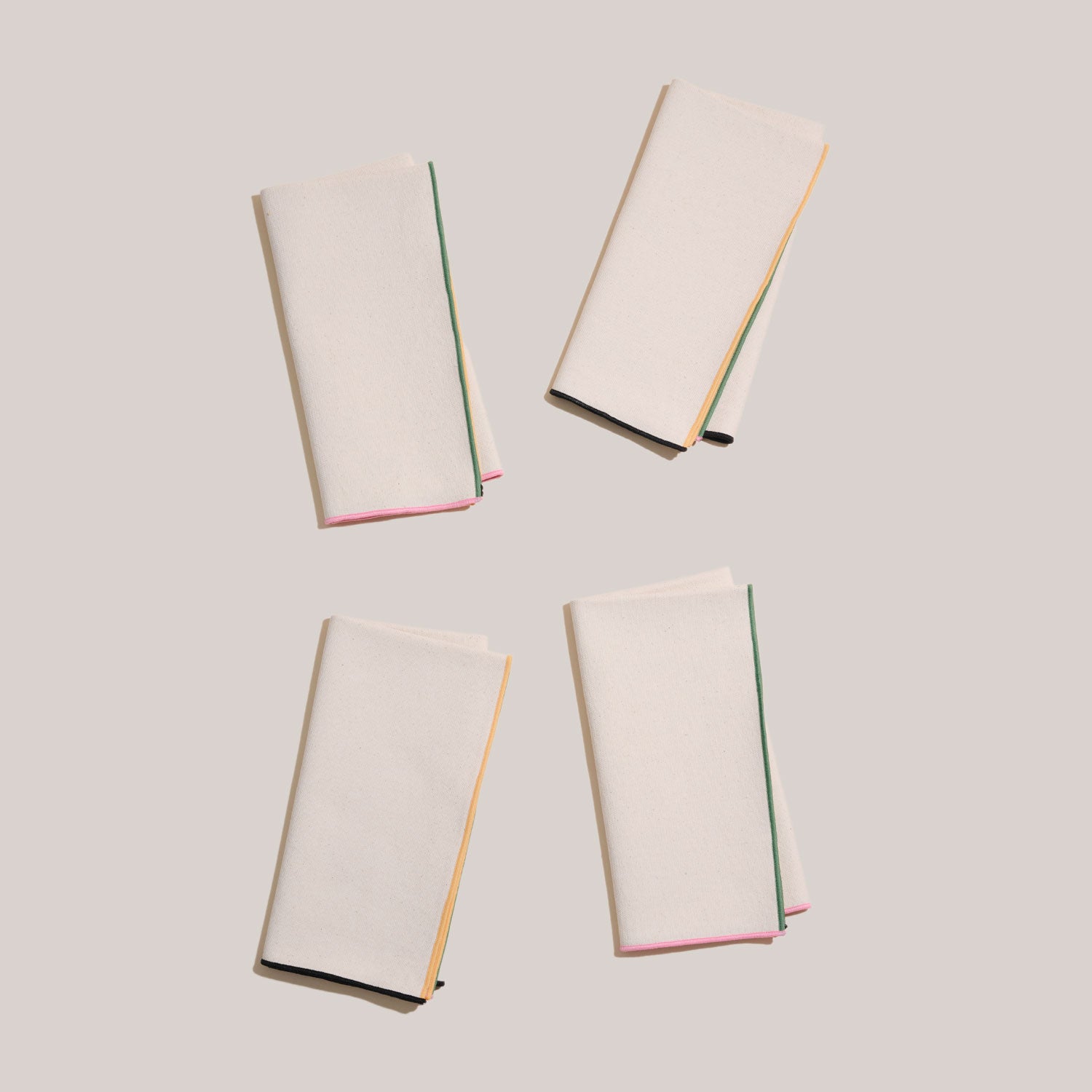 Macaw Burlap Napkins | Set of 4 NAPKINS ATELIER SAUCIER - Atelier Saucier