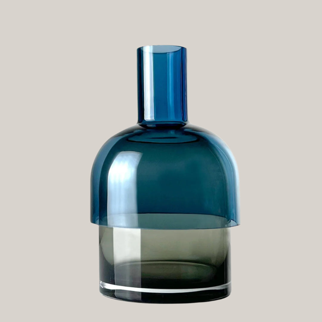 Medium Flip Vase | Blue & Gray Vases Cloudnola - Atelier Saucier