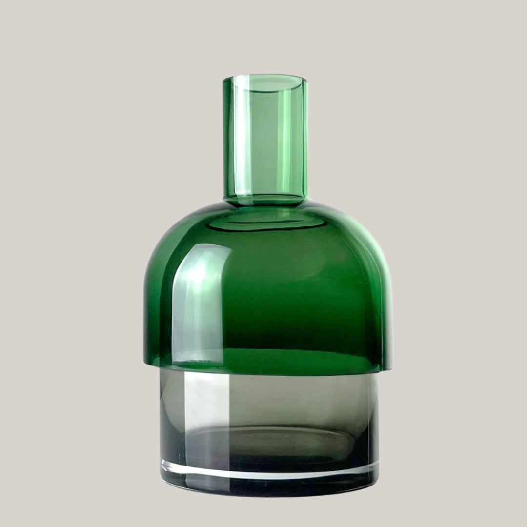 Medium Flip Vase | Green & Gray Vases Cloudnola - Atelier Saucier