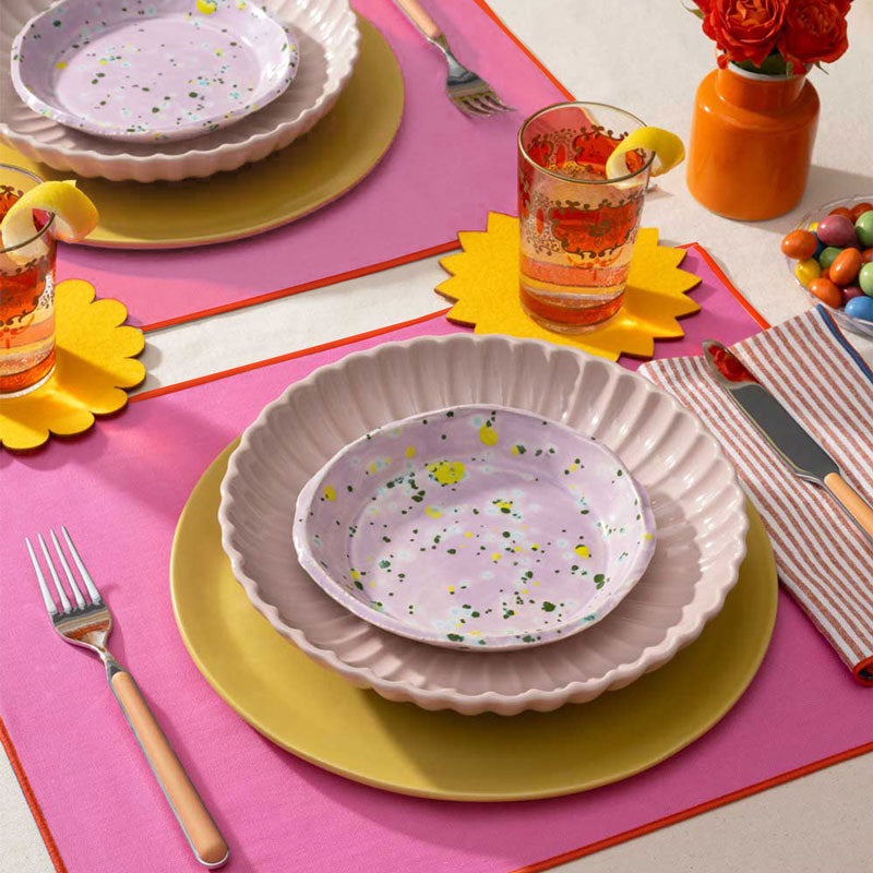 Pink Grapefruit Placemats | Set of 4 PLACEMATS ATELIER SAUCIER - Atelier Saucier