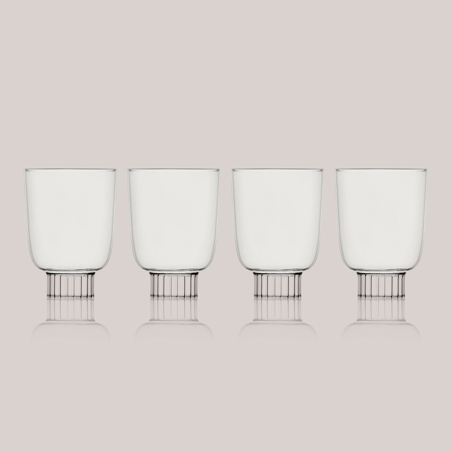 Romantic Stemless Drinking Glasses | Set of 4 Drinkware SPREZZ - Atelier Saucier