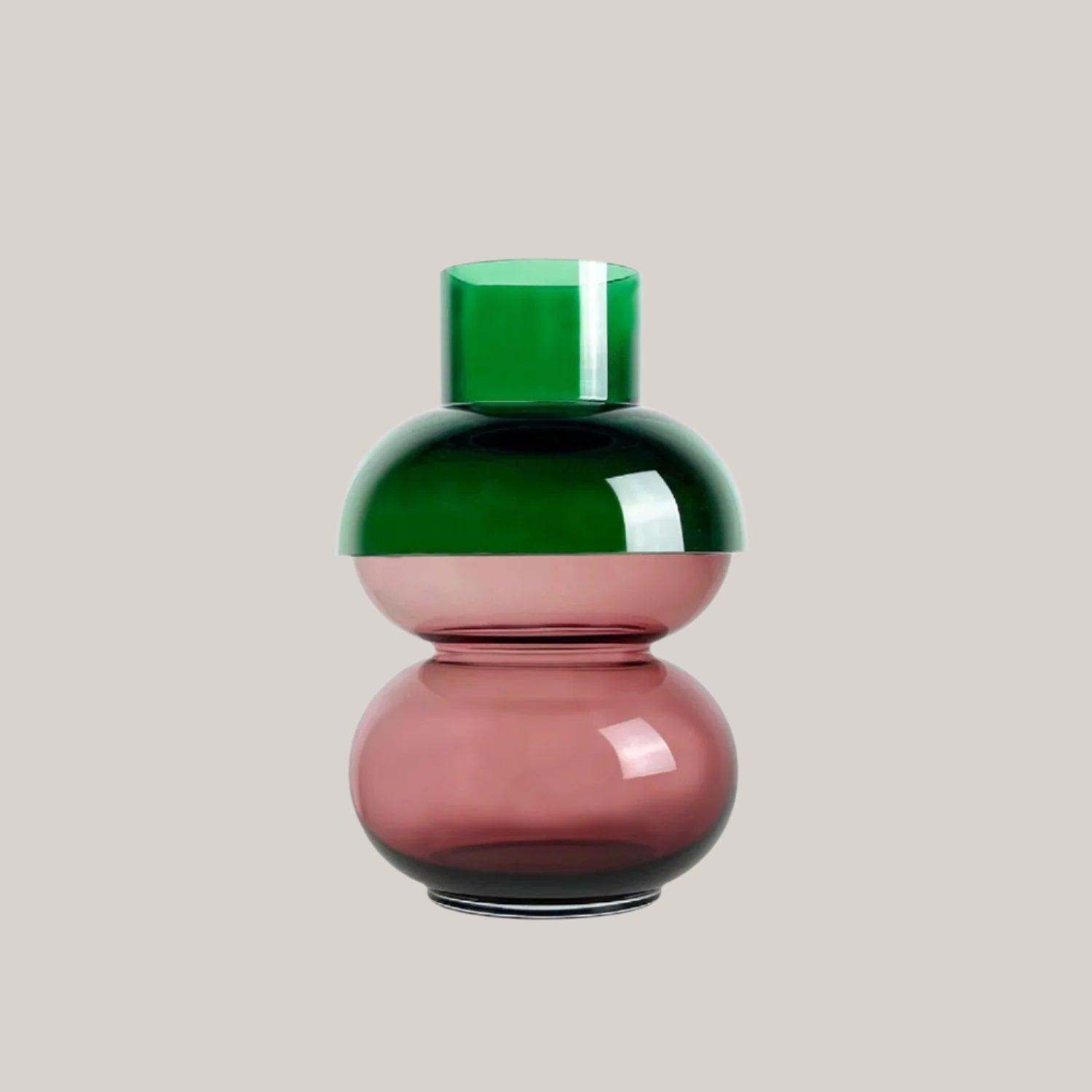 Medium Bubble Vase | Green & Pink Vases Cloudnola - Atelier Saucier