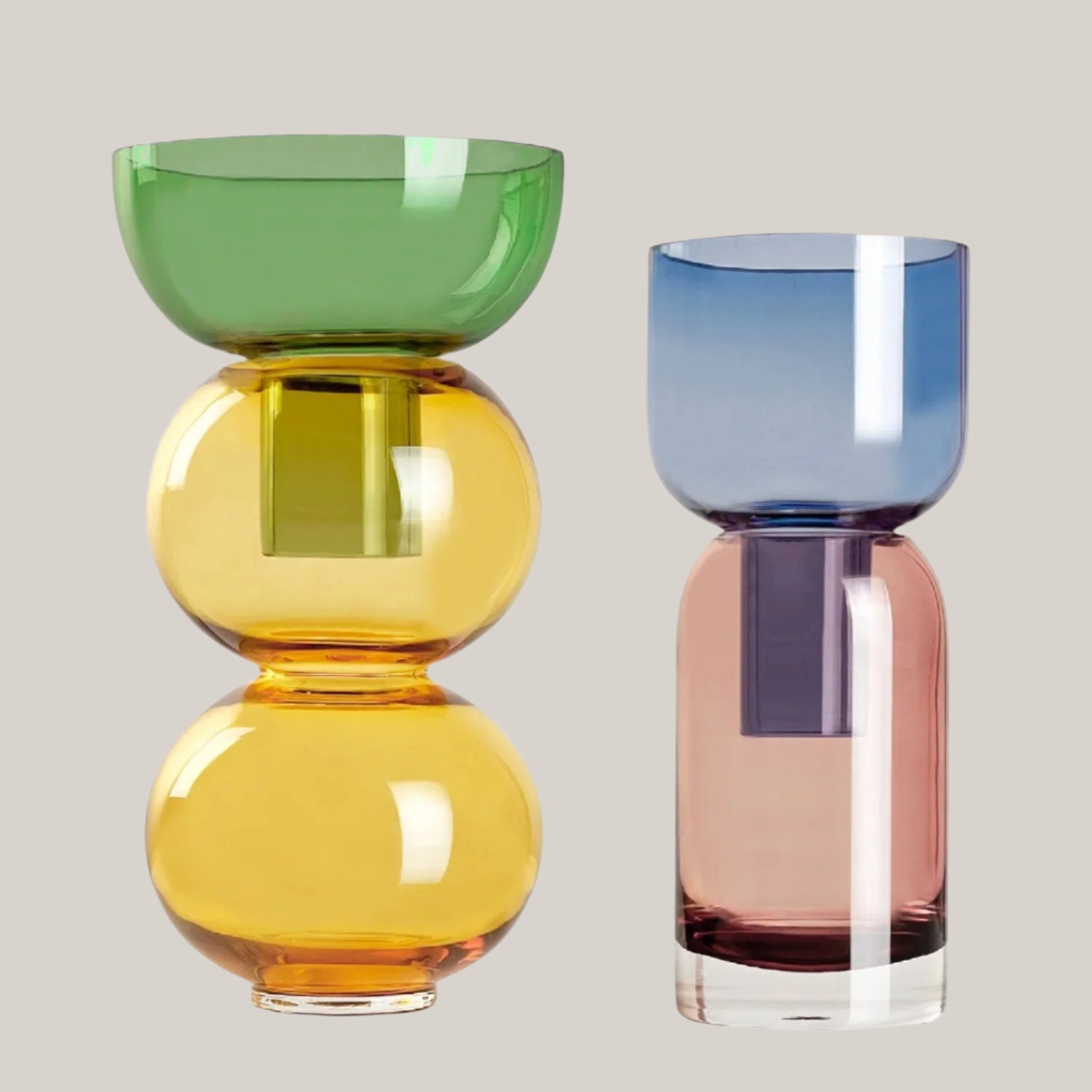 Small Fusion Vase Set | Lemon Vases Cloudnola - Atelier Saucier