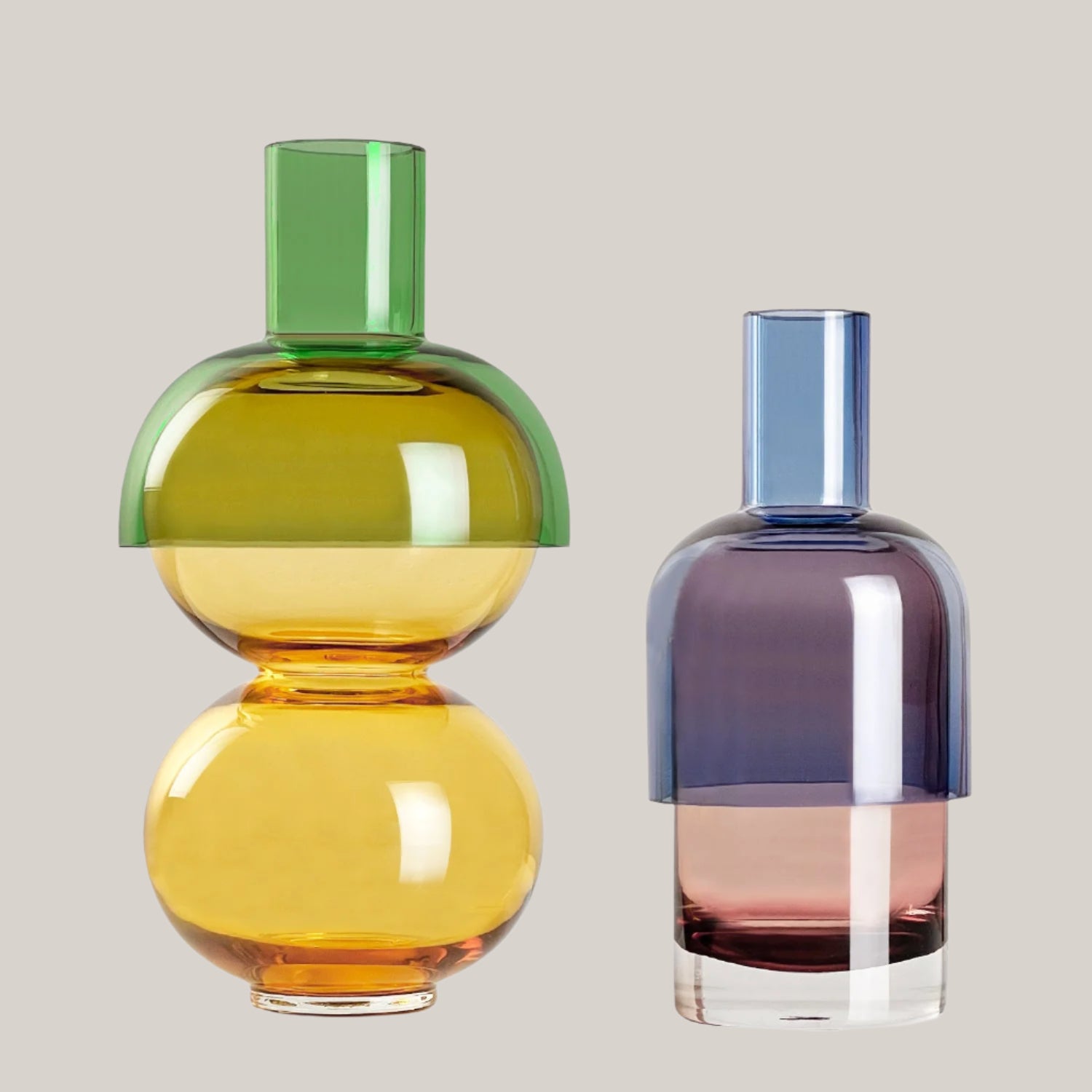 Small Fusion Vase Set | Lemon Vases Cloudnola - Atelier Saucier