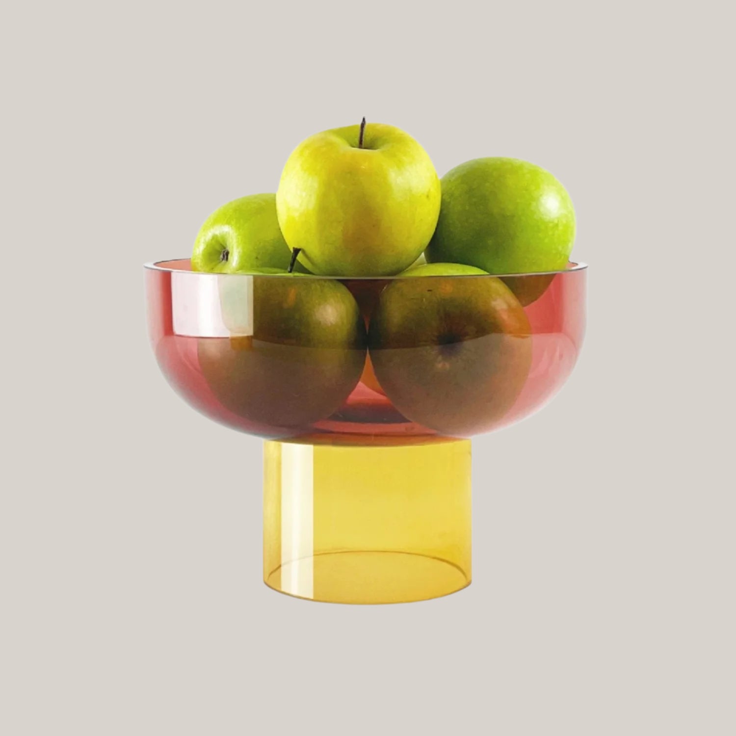 Small Tip Top Bowl | Pink & Yellow Decorative Bowls Cloudnola - Atelier Saucier