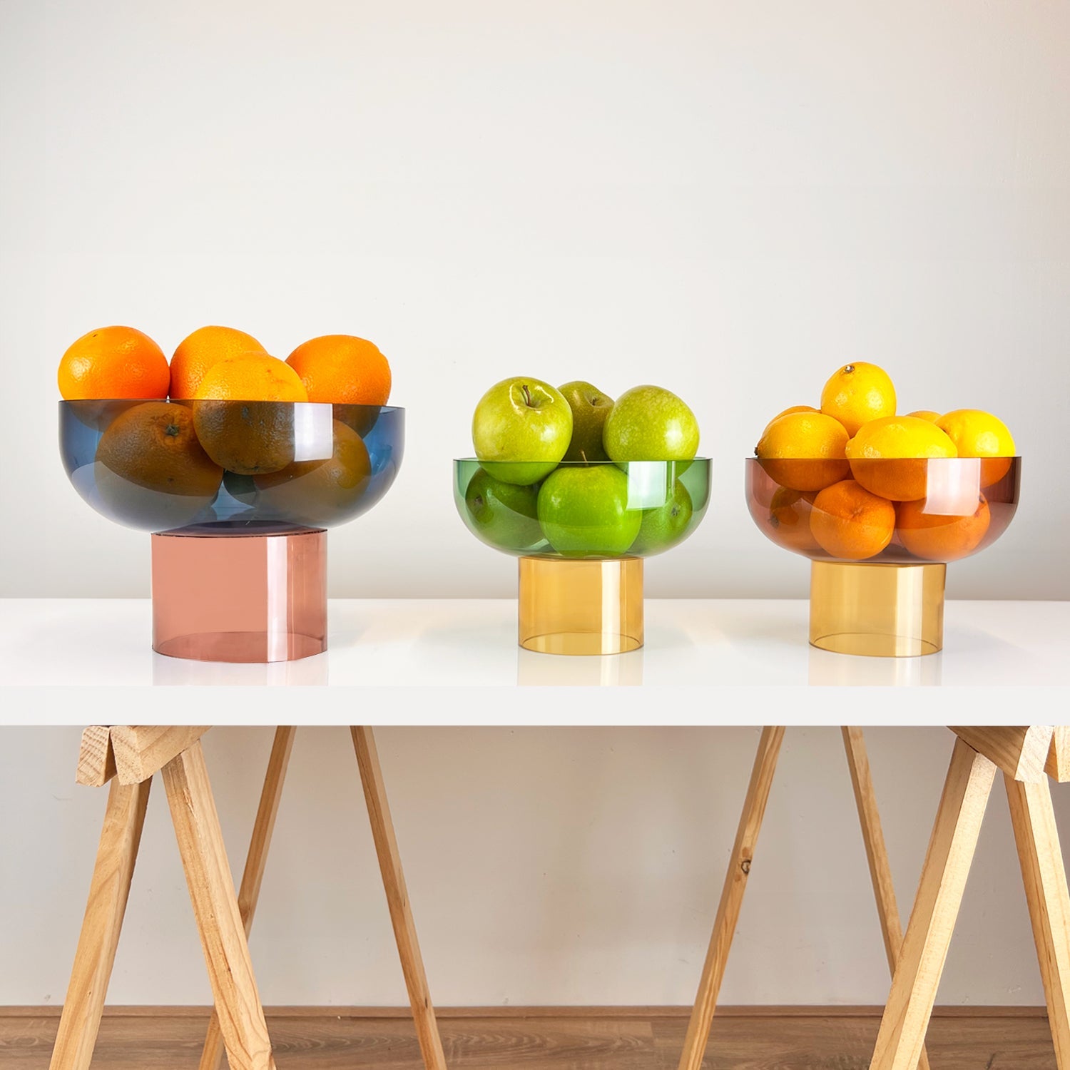 Small Tip Top Bowl | Green & Yellow Decorative Bowls Cloudnola - Atelier Saucier