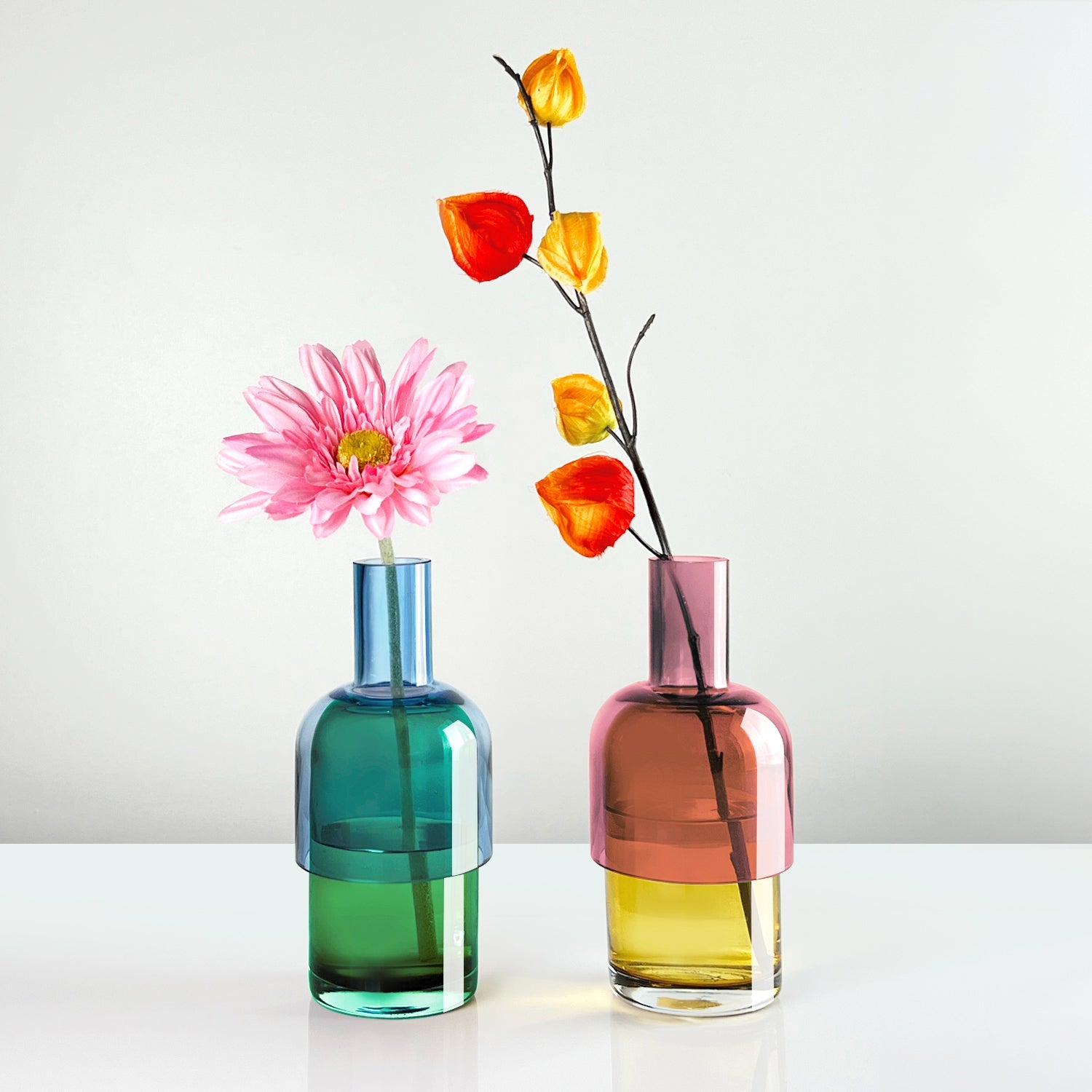 Small Fusion Vase Set | Lime Vases Cloudnola - Atelier Saucier