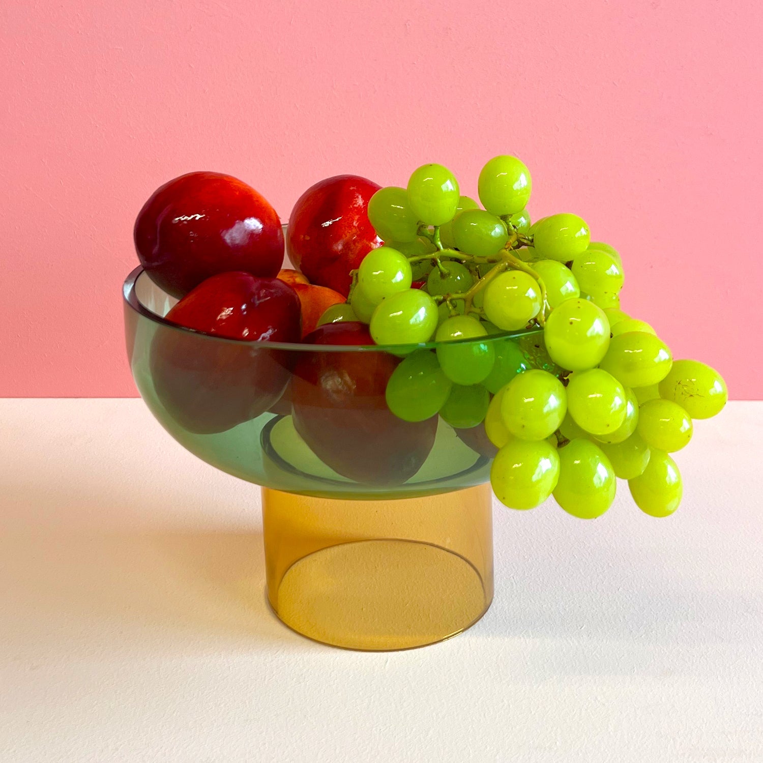 Small Tip Top Bowl | Green & Yellow Decorative Bowls Cloudnola - Atelier Saucier