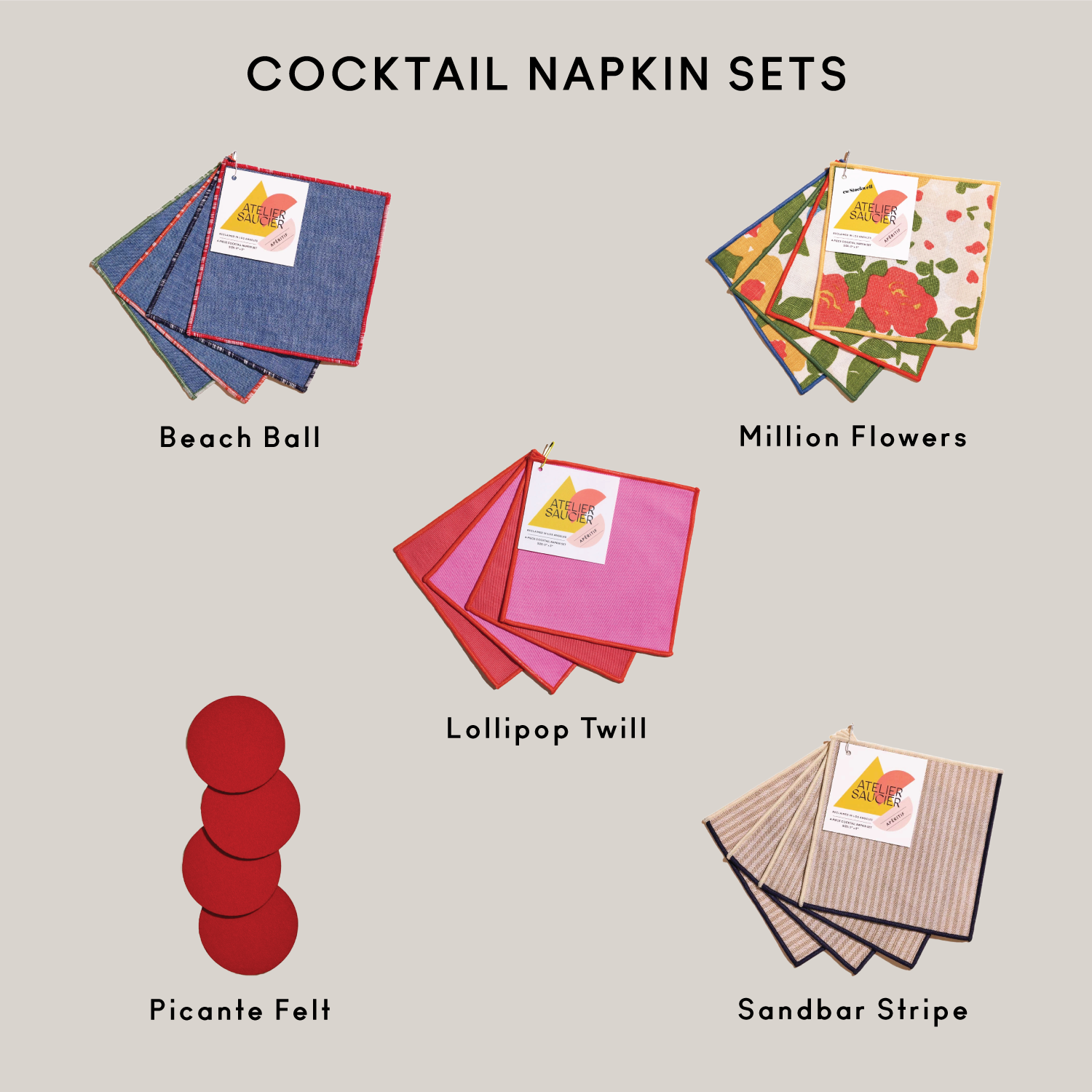 Summer Hosting Essentials | Build Your Own Bundle LES COMBOS ATELIER SAUCIER - Atelier Saucier