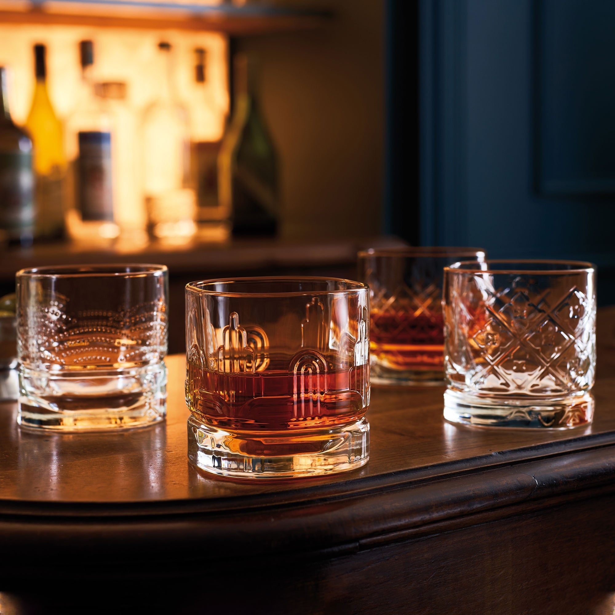 Dandy Whiskey Glasses | Set of 4 Drinkware La Rochere NA - Atelier Saucier