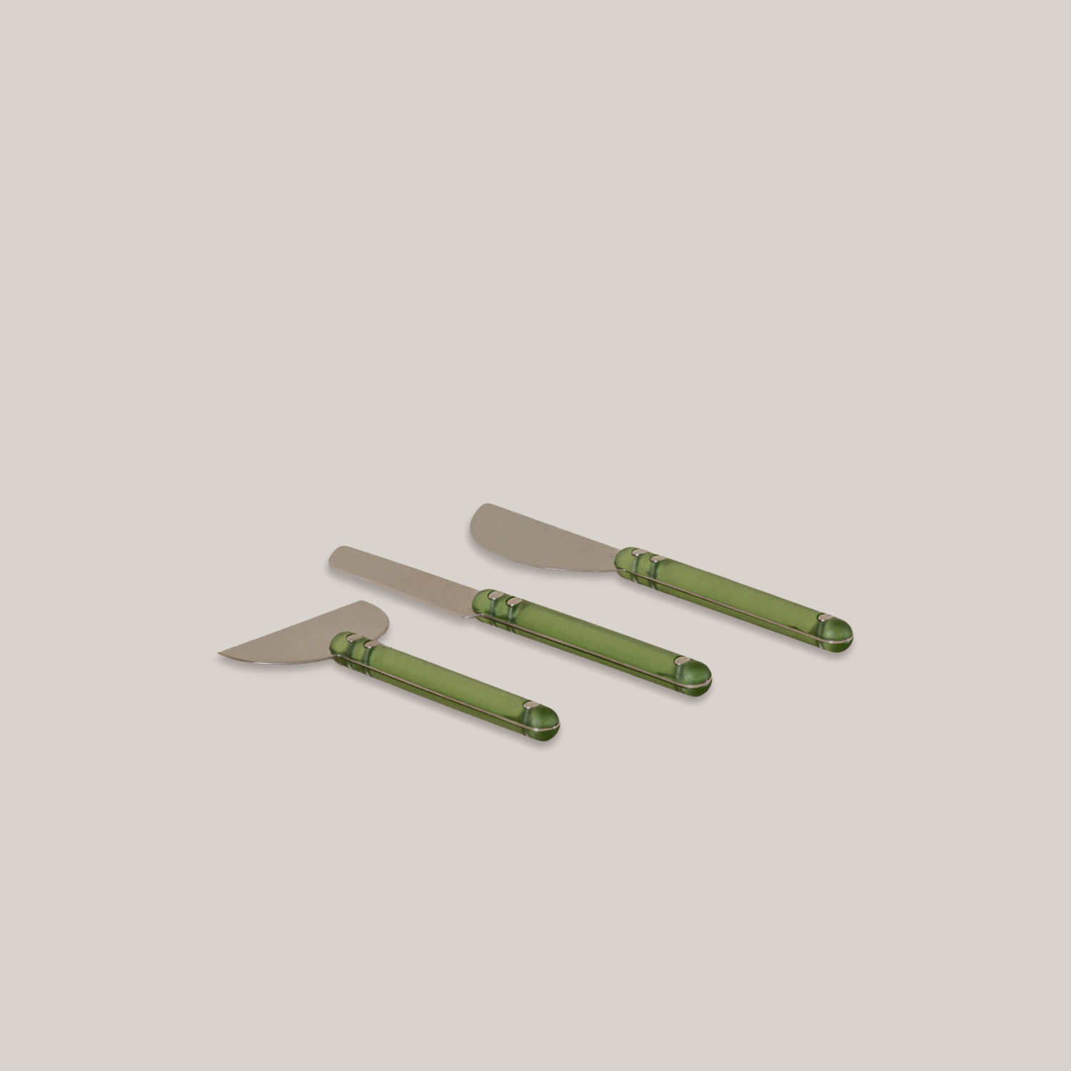 Wedge Cheese Knives Flatware Holcomb - Atelier Saucier