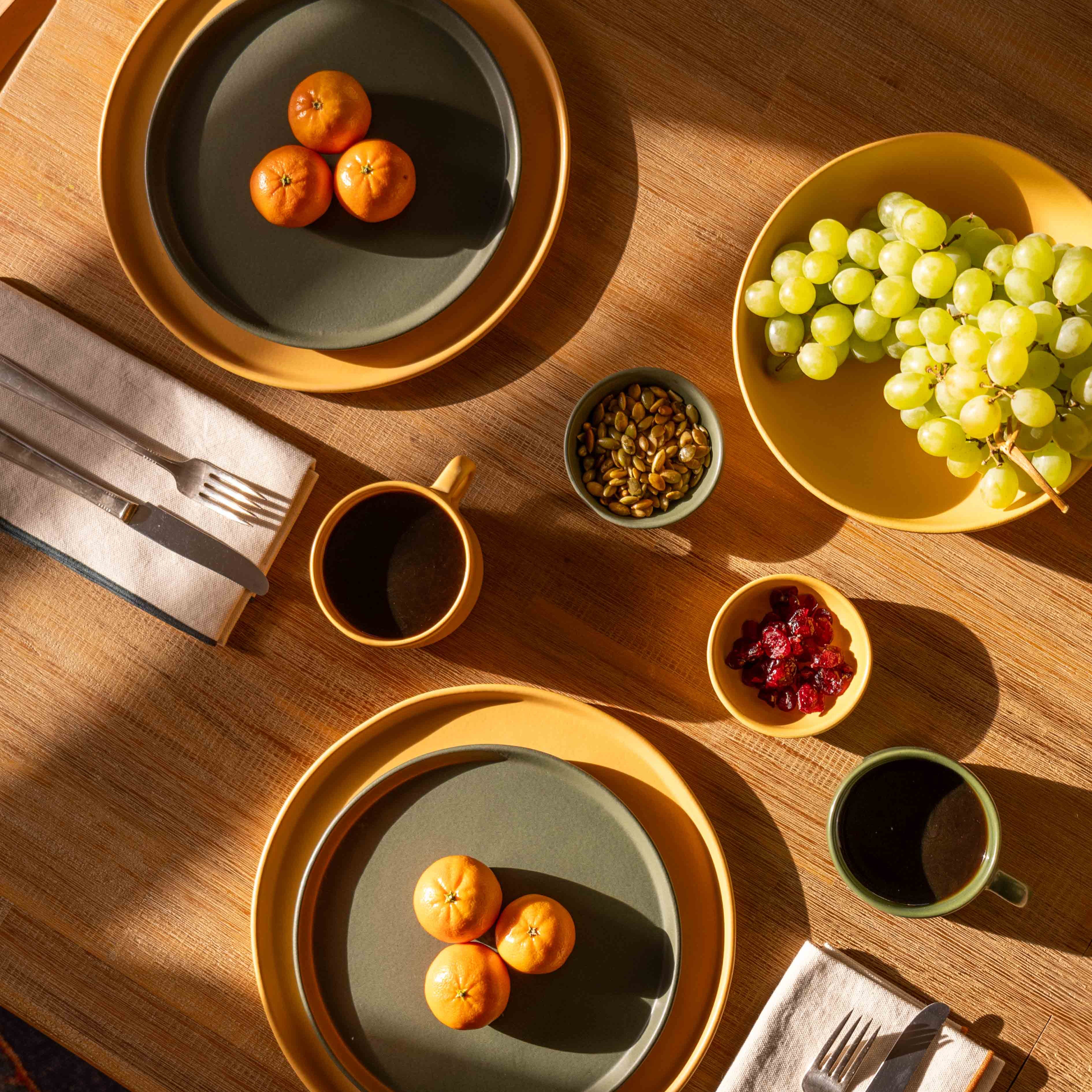 10" Everyday Plate Set | SunGold Plates Felt+Fat - Atelier Saucier