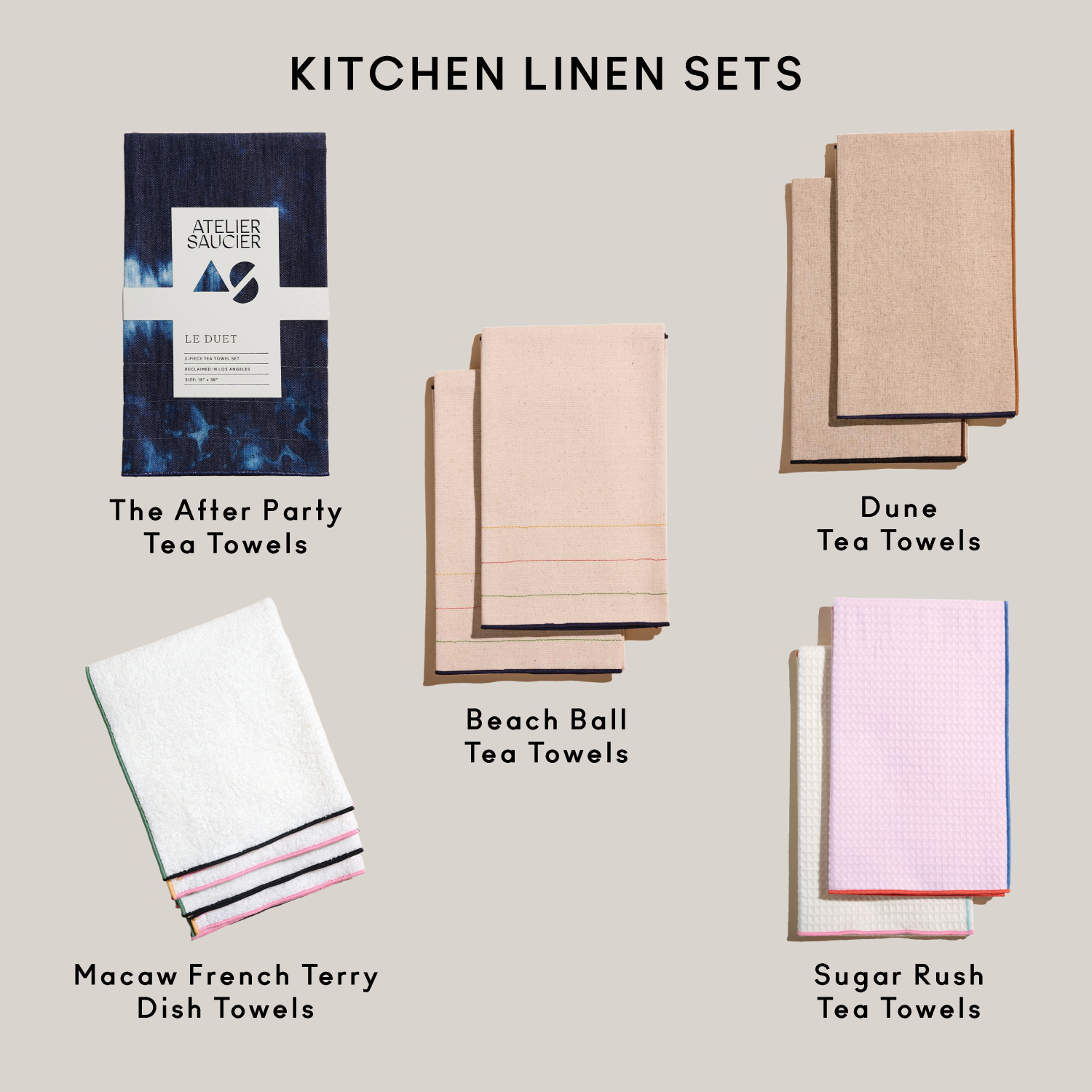 Summer Hosting Essentials | Build Your Own Bundle LES COMBOS ATELIER SAUCIER - Atelier Saucier