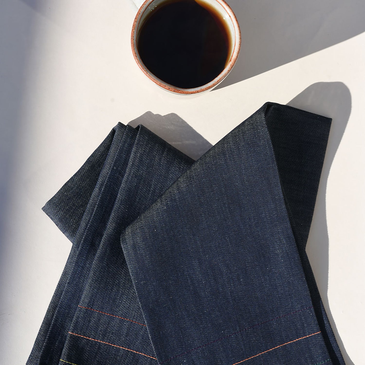 Denim Jewel Tea Towels | Set of 2 TEA TOWELS ATELIER SAUCIER - Atelier Saucier