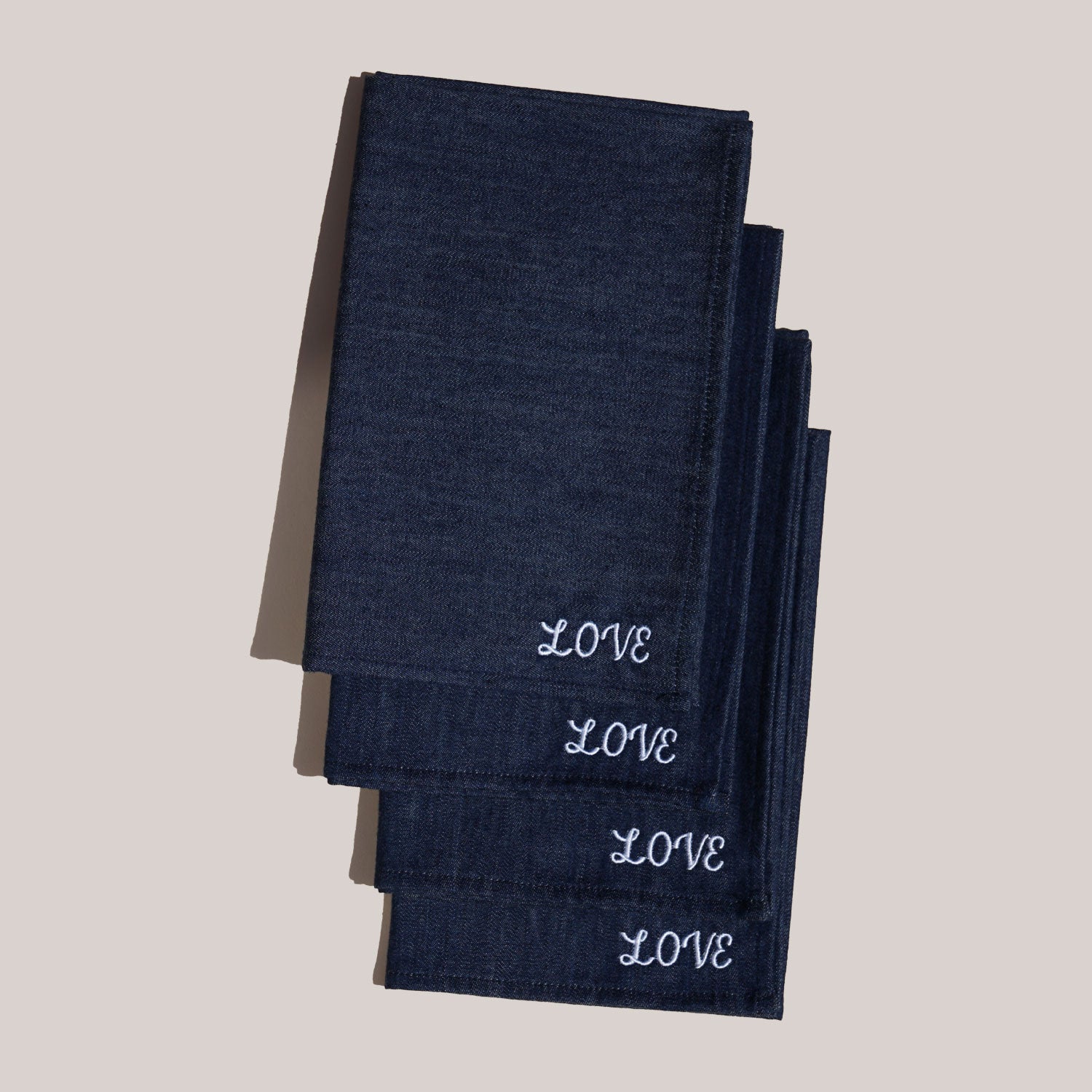 Napkin Monogramming | Set of 12 NAPKINS ATELIER SAUCIER - Atelier Saucier