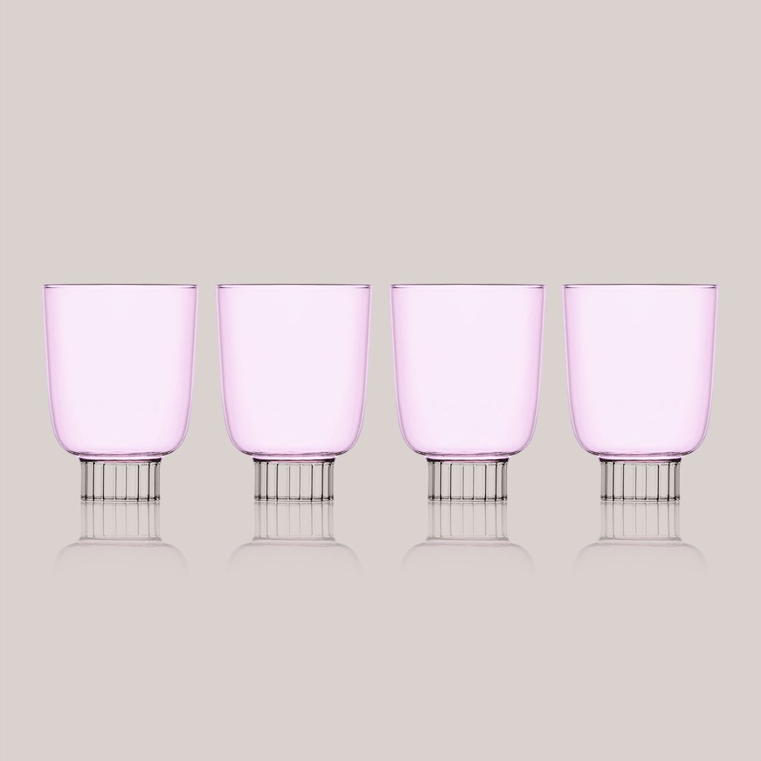 Romantic Stemless Drinking Glasses | Set of 4 Drinkware SPREZZ - Atelier Saucier