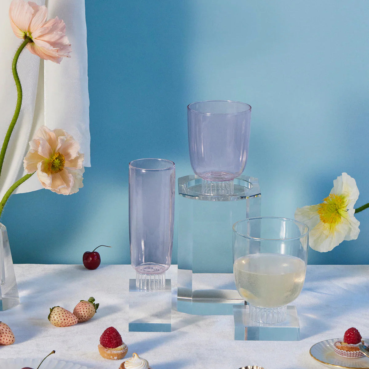 Romantic Champagne Flutes | Set of 4 Drinkware SPREZZ - Atelier Saucier