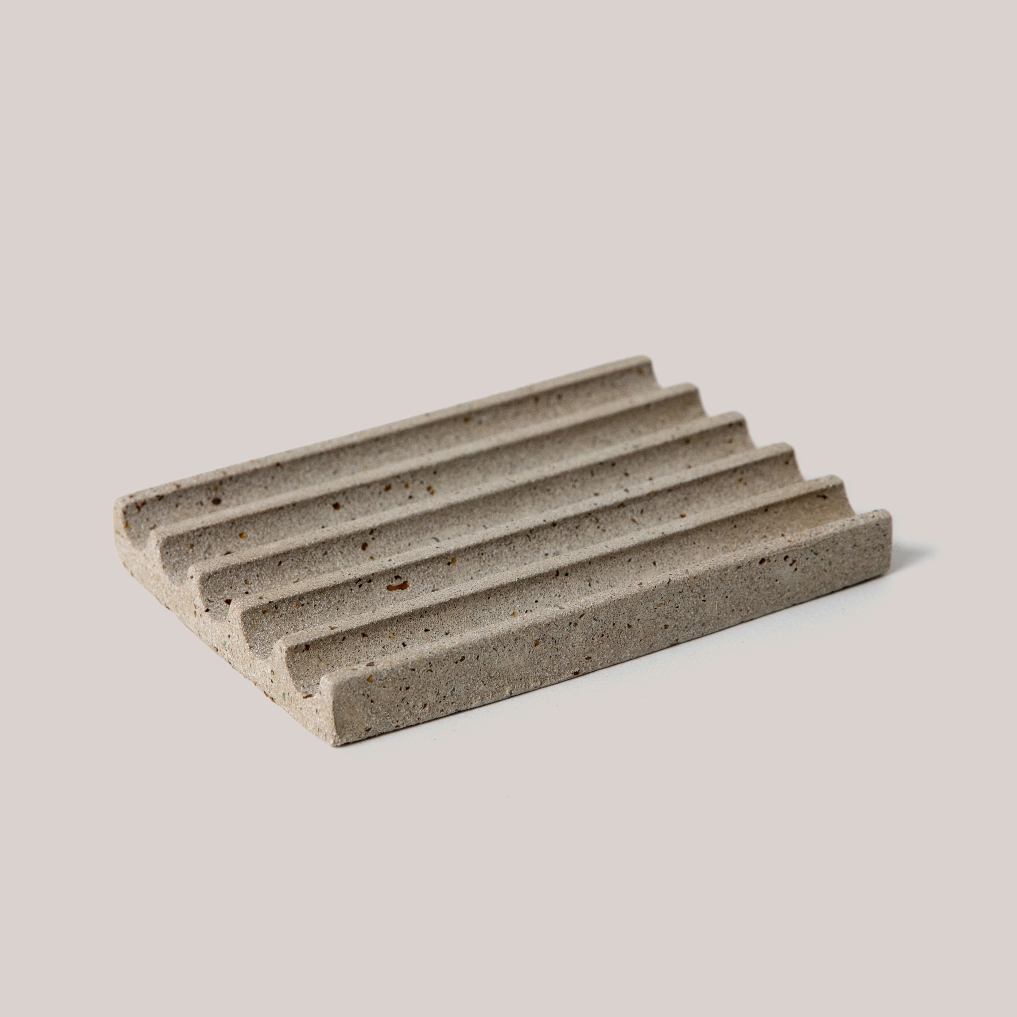 Soap Dish | Natural Terrazzo Soap Dishes + Sponge Rests Pretti.Cool - Atelier Saucier