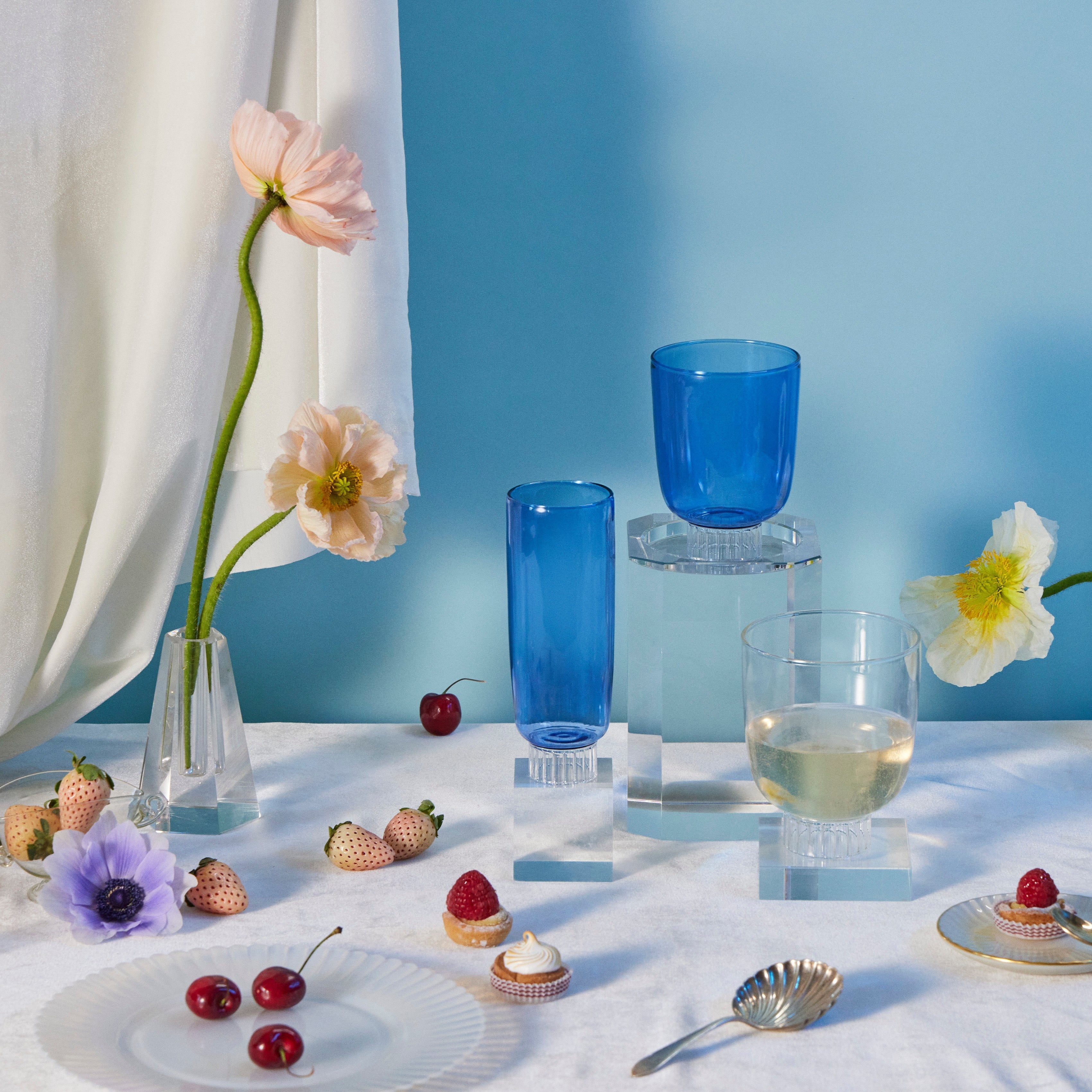 Romantic Stemless Drinking Glasses | Set of 4 Drinkware SPREZZ - Atelier Saucier