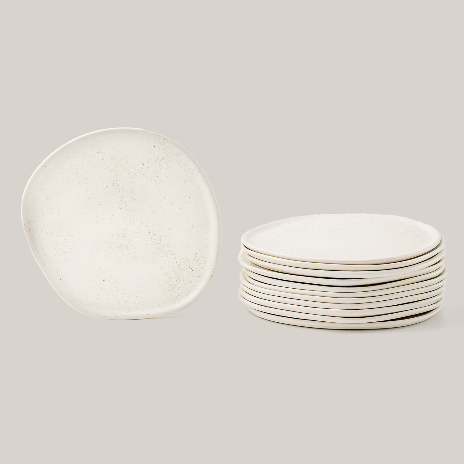 Ripple Salad Plate Plates Haand - Atelier Saucier