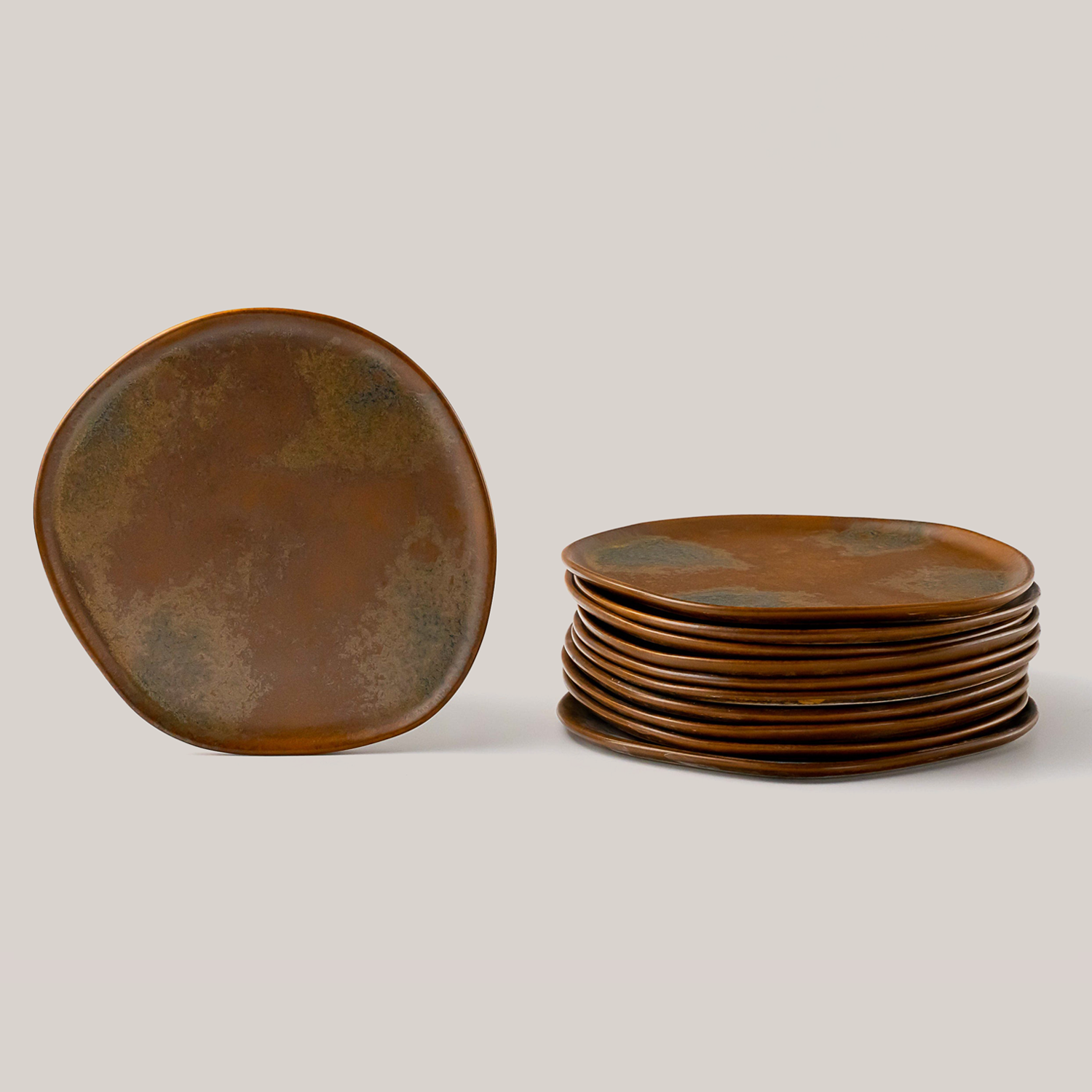 Ripple Salad Plate Plates Haand - Atelier Saucier