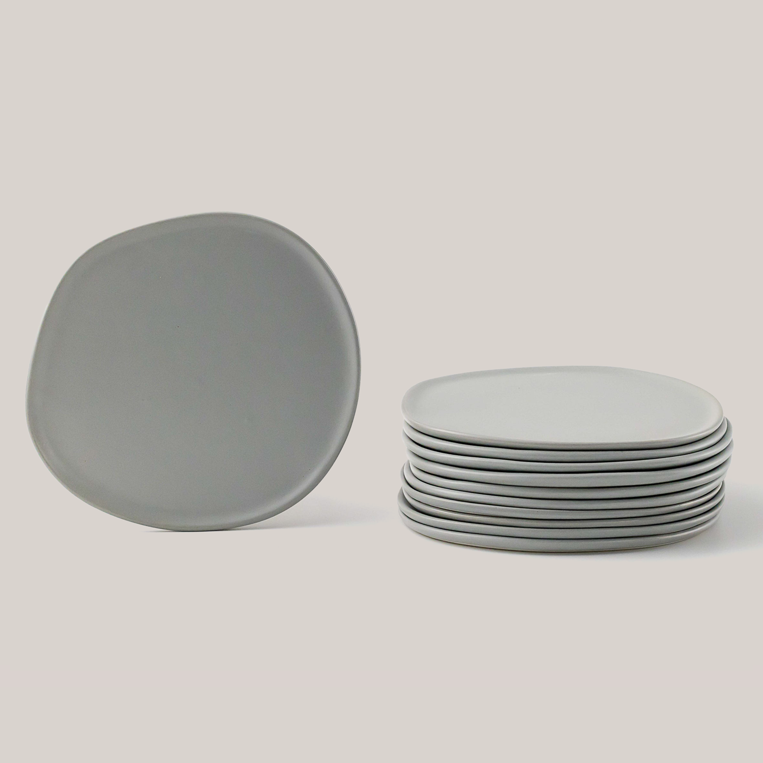 Ripple Salad Plate Plates Haand - Atelier Saucier