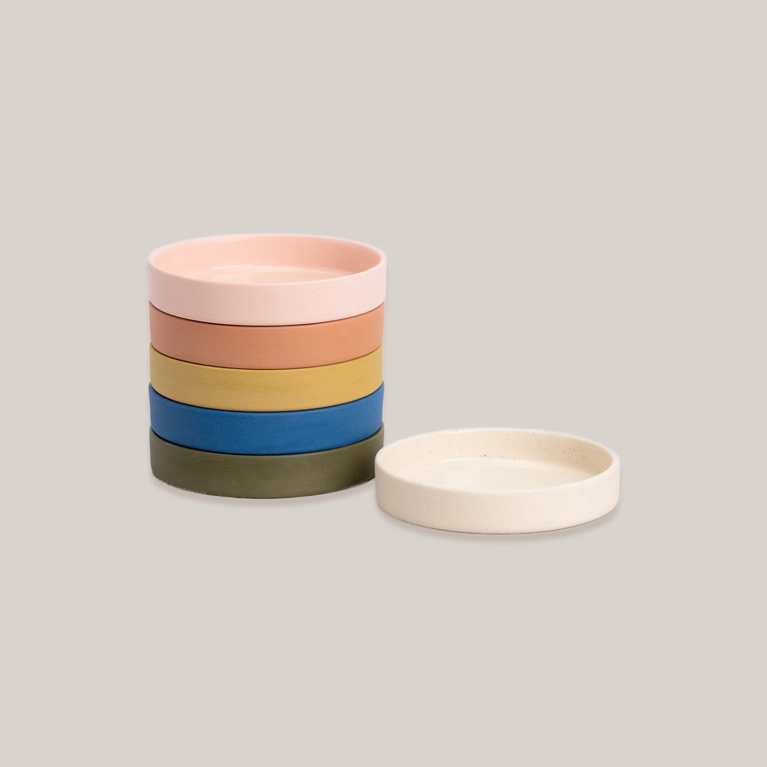Round Tray Plates Pigeon Toe Ceramics - Atelier Saucier