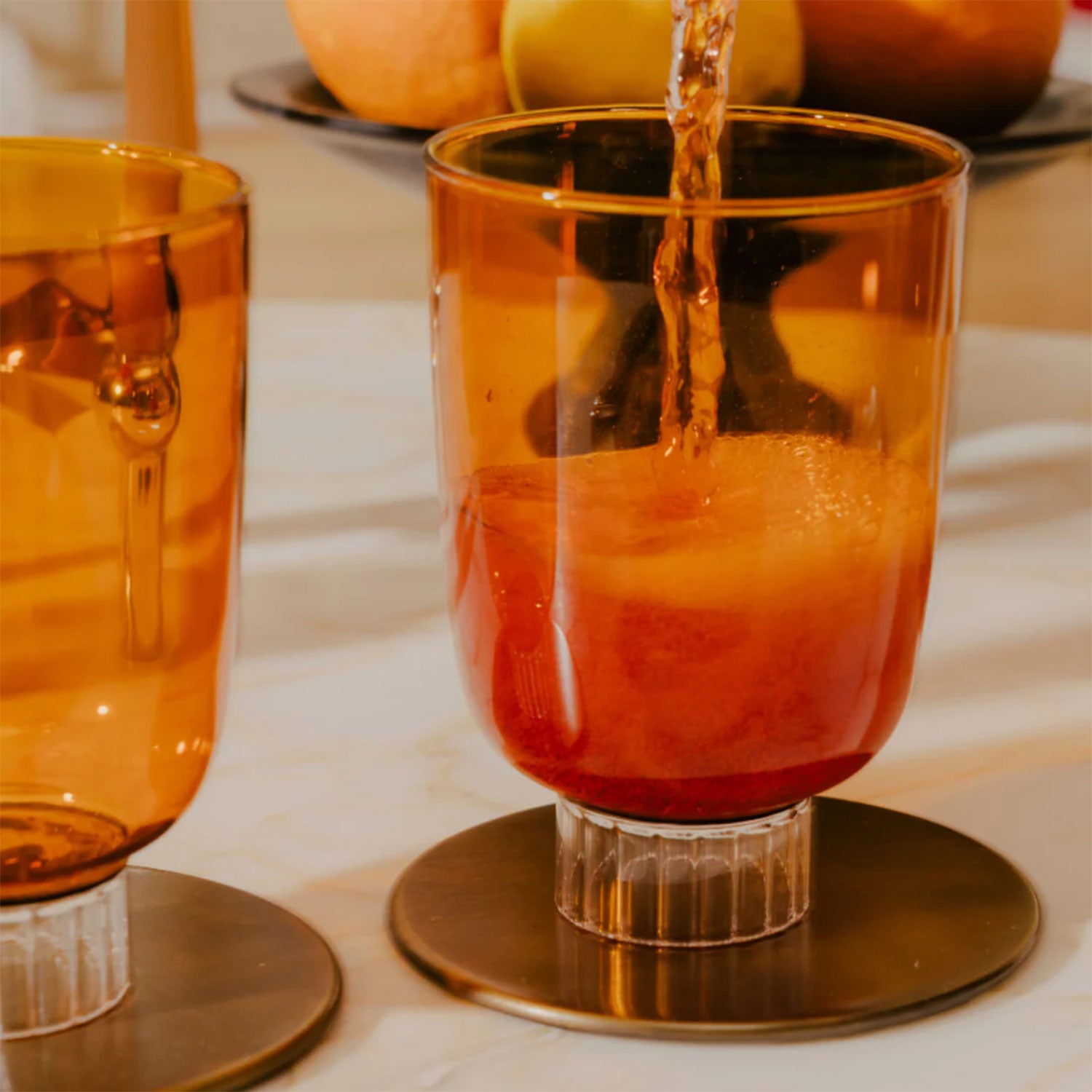 Romantic Stemless Drinking Glasses | Set of 4 Drinkware SPREZZ - Atelier Saucier