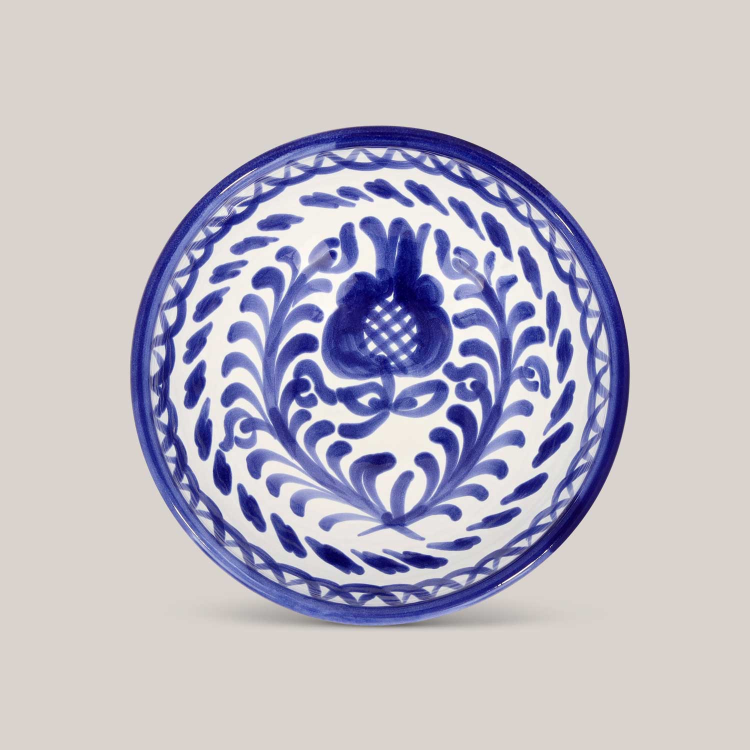 Small Hand-Painted Bowl | Traditional Blue Bowls Pomelo Casa - Atelier Saucier
