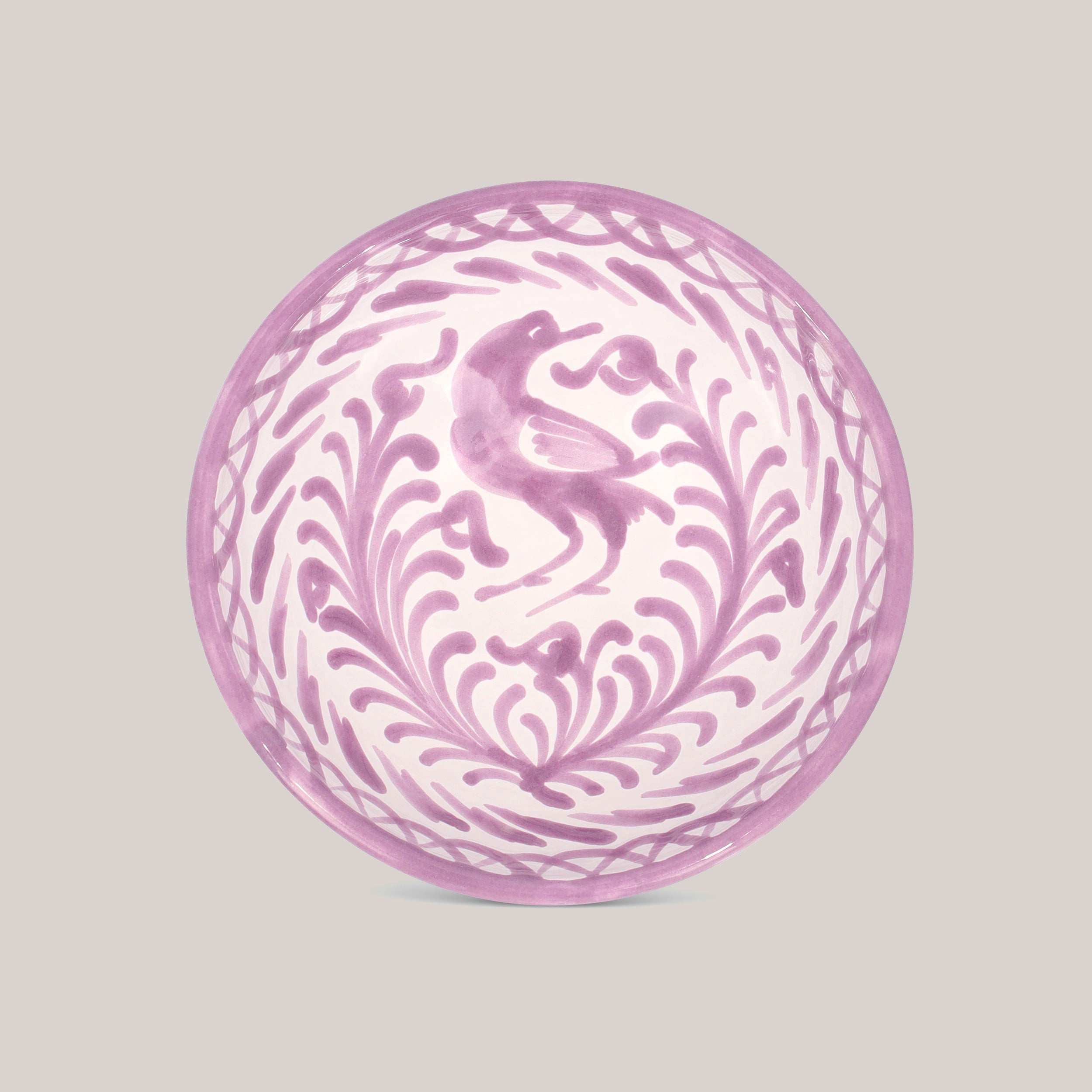 Small Hand-Painted Bowl | Lilac Bowls Pomelo Casa - Atelier Saucier